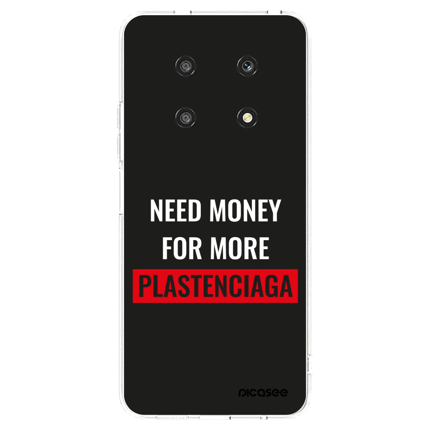 Picasee silikonska prozirna maskica za Honor Magic4 Lite 5G - More PLASTENCIAGA