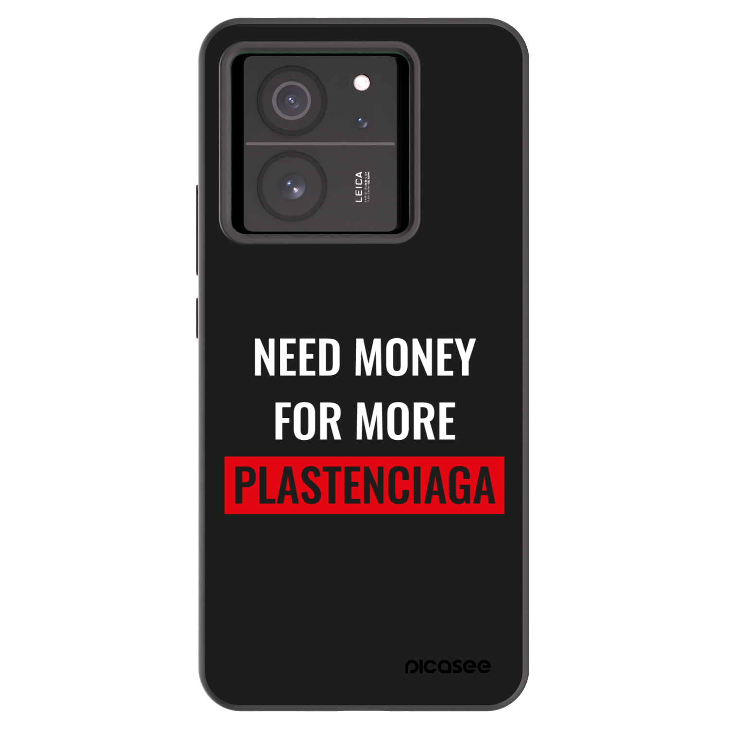 Picasee crna silikonska maskica za Xiaomi 13T - More PLASTENCIAGA