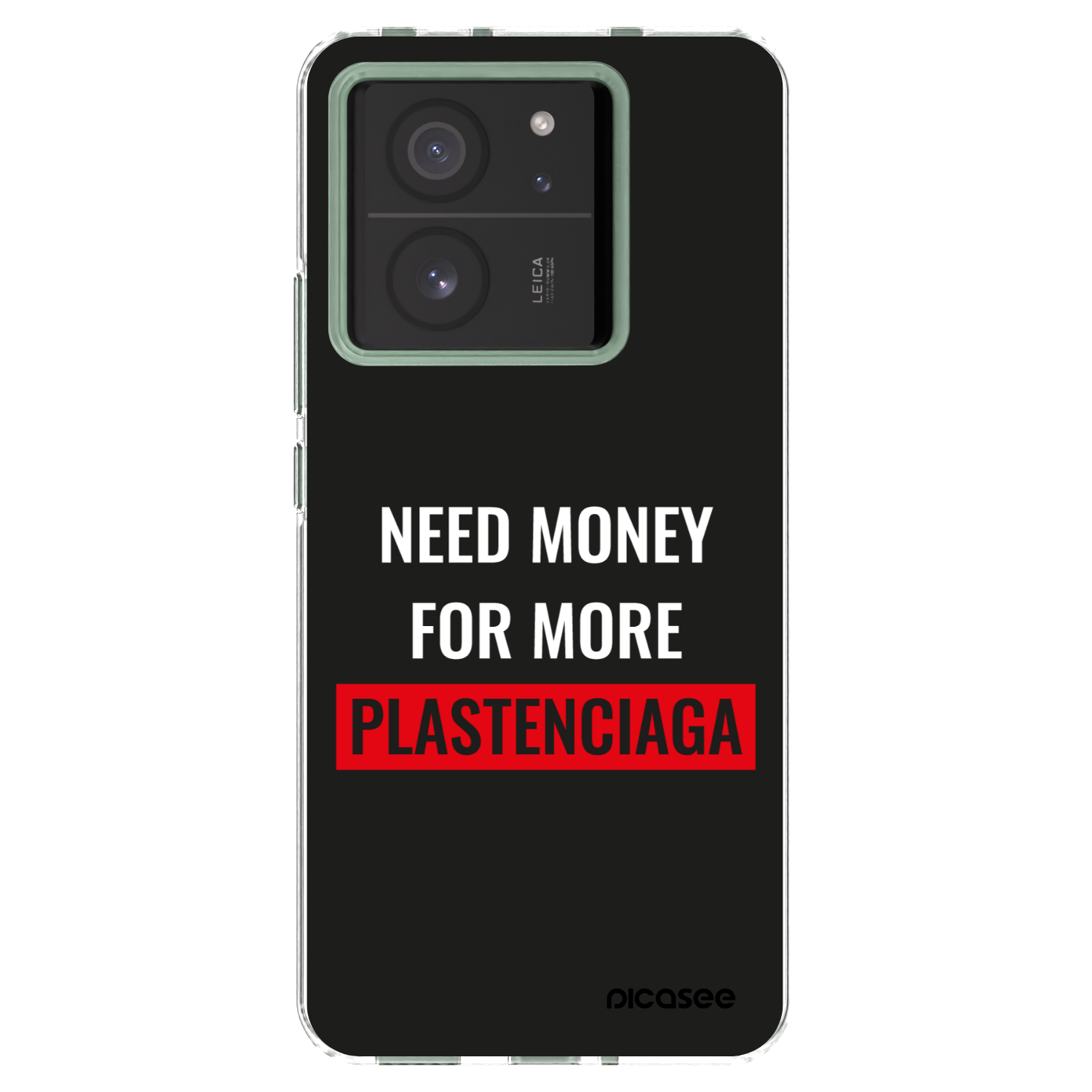 Picasee silikonska prozirna maskica za Xiaomi 13T Pro - More PLASTENCIAGA