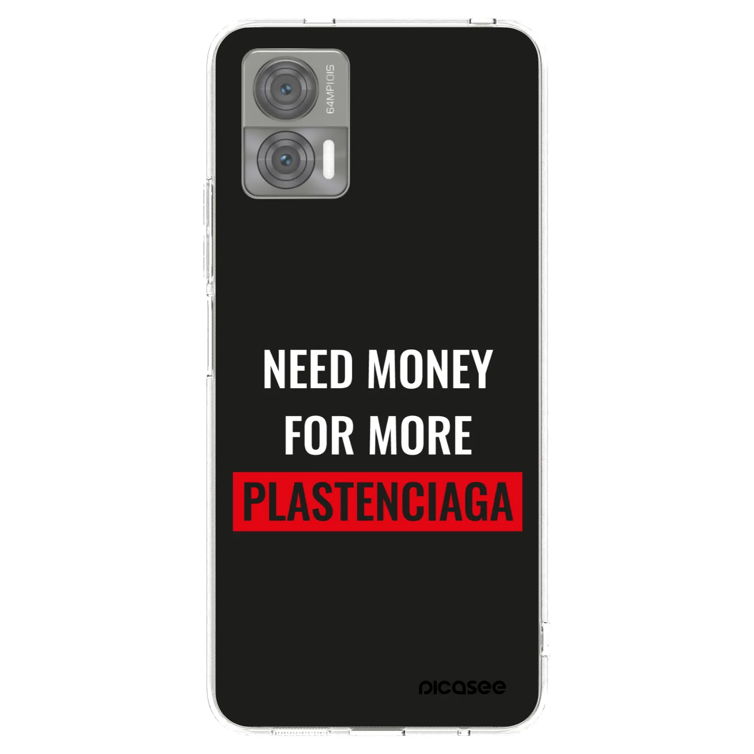Picasee silikonska prozirna maskica za Motorola Edge 30 Neo - More PLASTENCIAGA