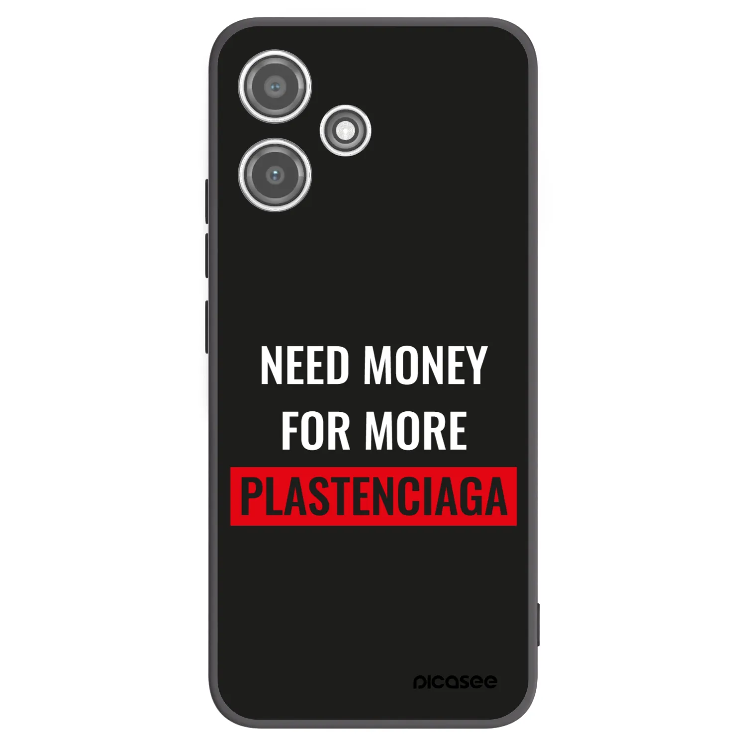 Picasee crna silikonska maskica za Xiaomi Redmi 12 5G - More PLASTENCIAGA
