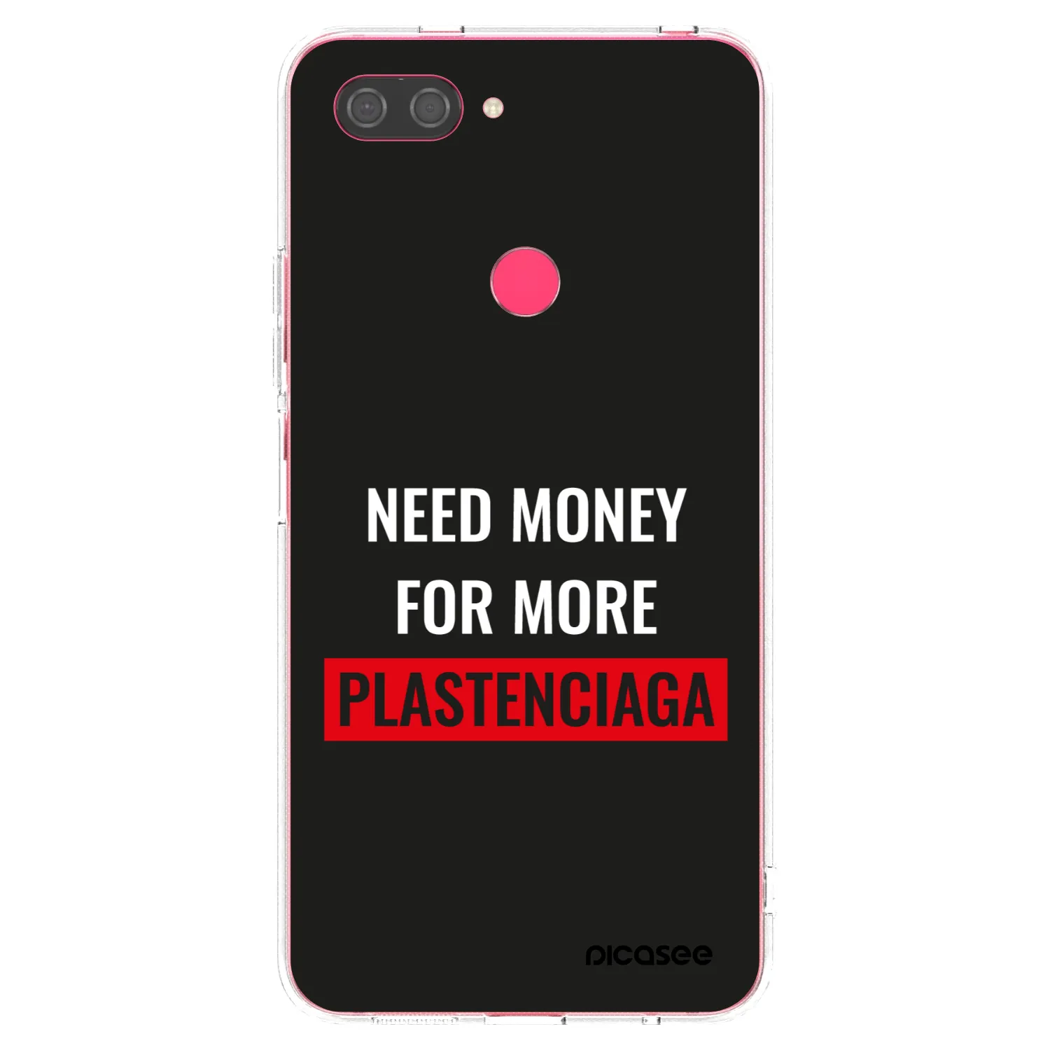 Picasee silikonska prozirna maskica za Xiaomi Mi 8 Lite - More PLASTENCIAGA