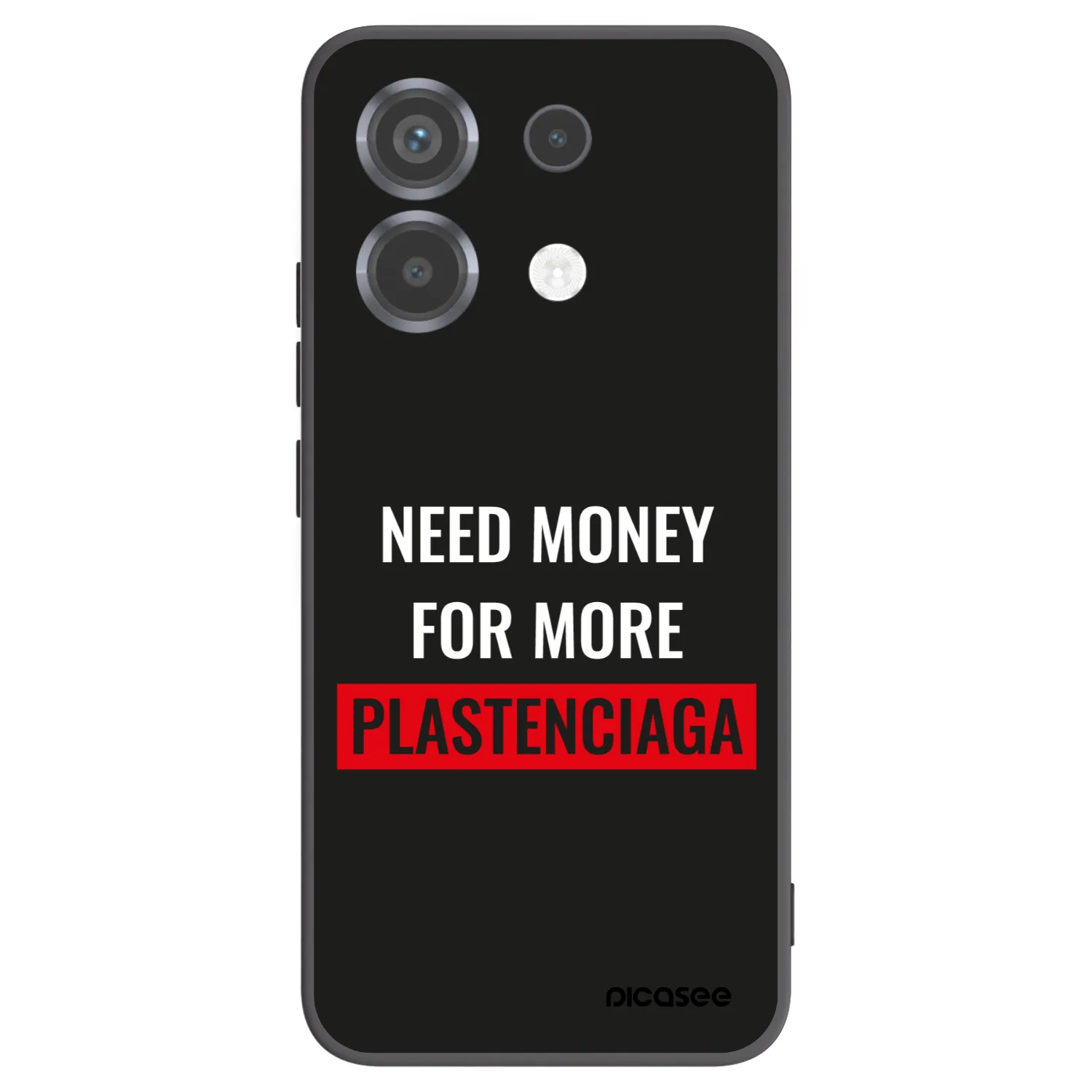 Picasee crna silikonska maskica za Xiaomi Poco X6 - More PLASTENCIAGA
