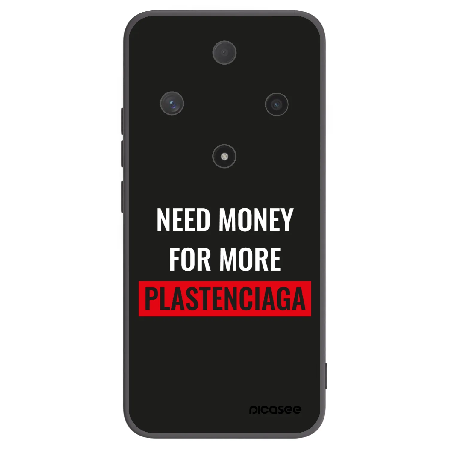 Picasee crna silikonska maskica za Honor Magic6 Lite 5G - More PLASTENCIAGA