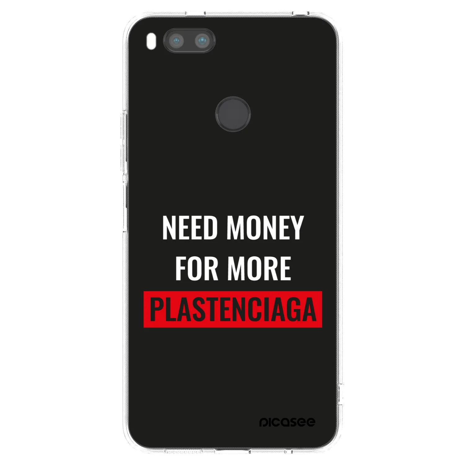 Picasee silikonska prozirna maskica za Xiaomi Mi A1 Global - More PLASTENCIAGA