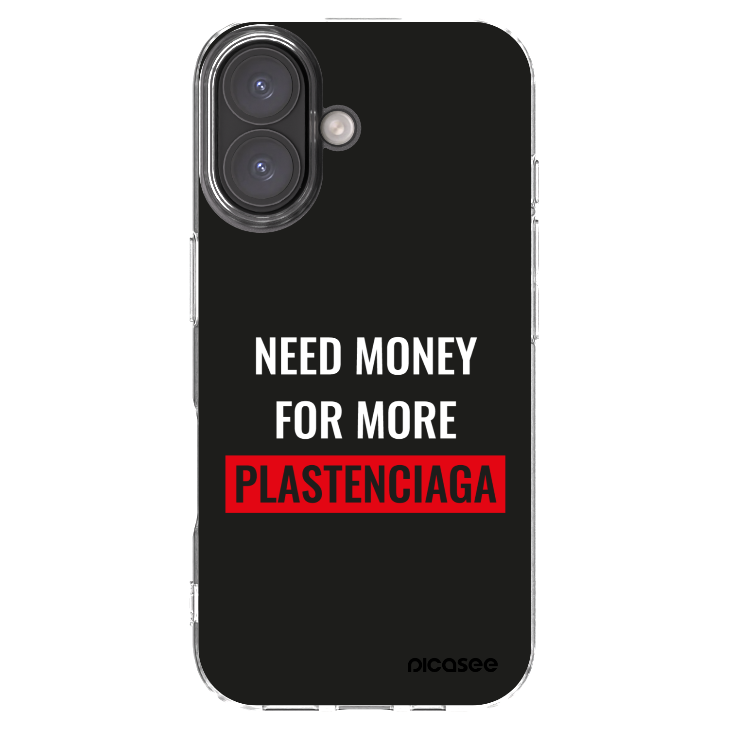Picasee silikonska prozirna maskica za Apple iPhone 16 - More PLASTENCIAGA