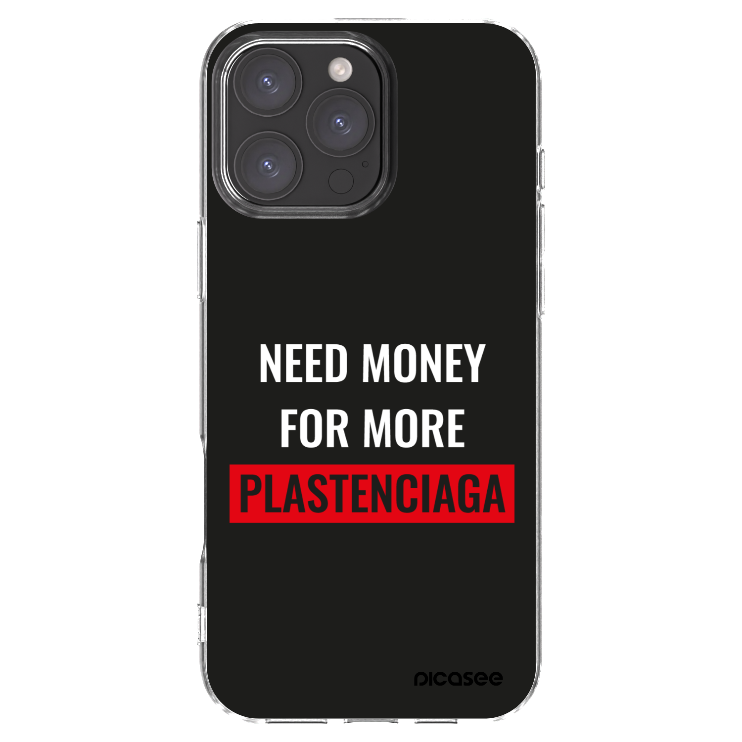 Picasee silikonska prozirna maskica za Apple iPhone 16 Pro Max - More PLASTENCIAGA