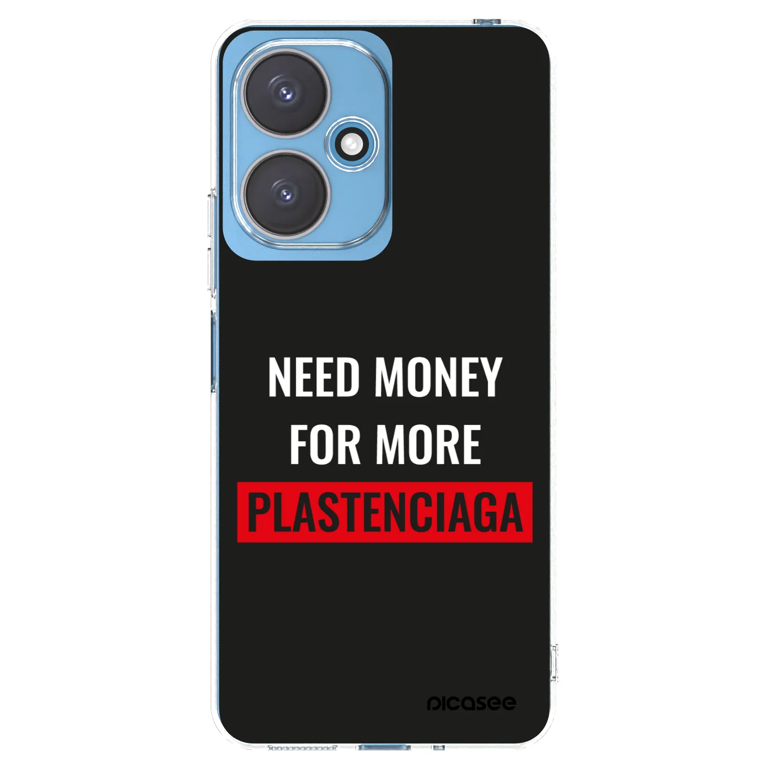 Picasee silikonska prozirna maskica za Xiaomi Redmi 13C 5G - More PLASTENCIAGA