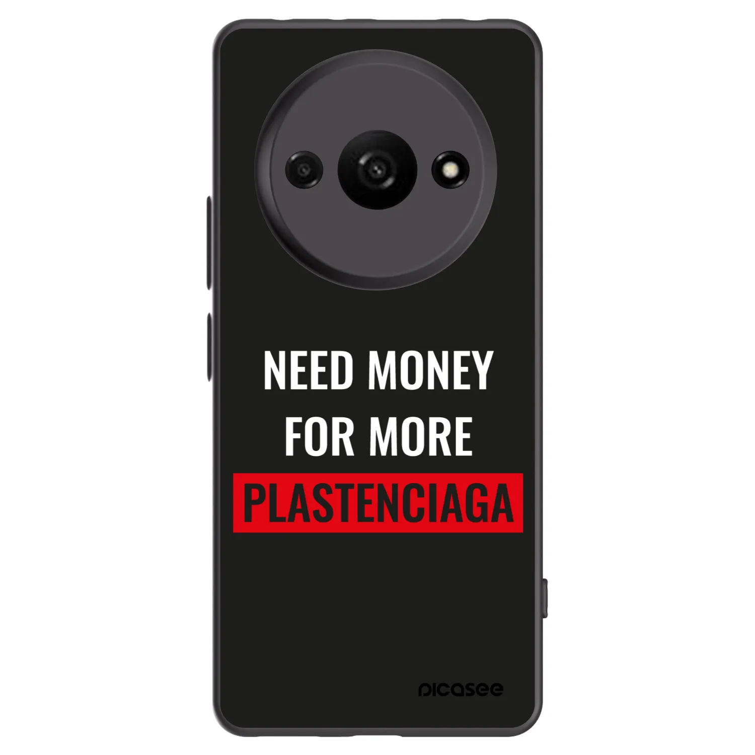 Picasee crna silikonska maskica za Xiaomi Redmi A3 - More PLASTENCIAGA