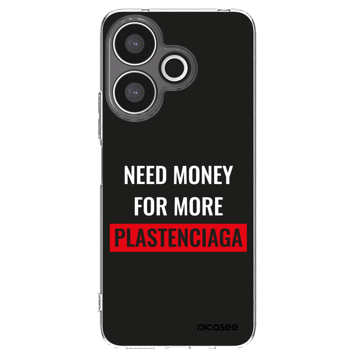 Picasee silikonska prozirna maskica za Xiaomi Redmi 13 4G - More PLASTENCIAGA