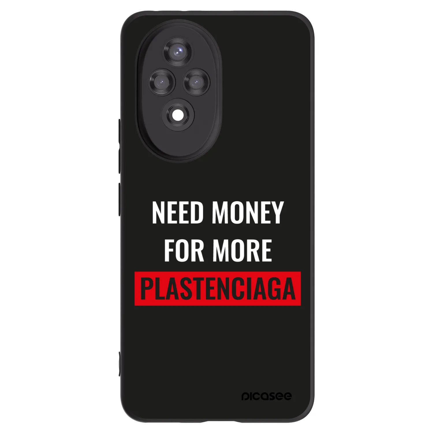 Picasee crna silikonska maskica za Honor 200 5G - More PLASTENCIAGA