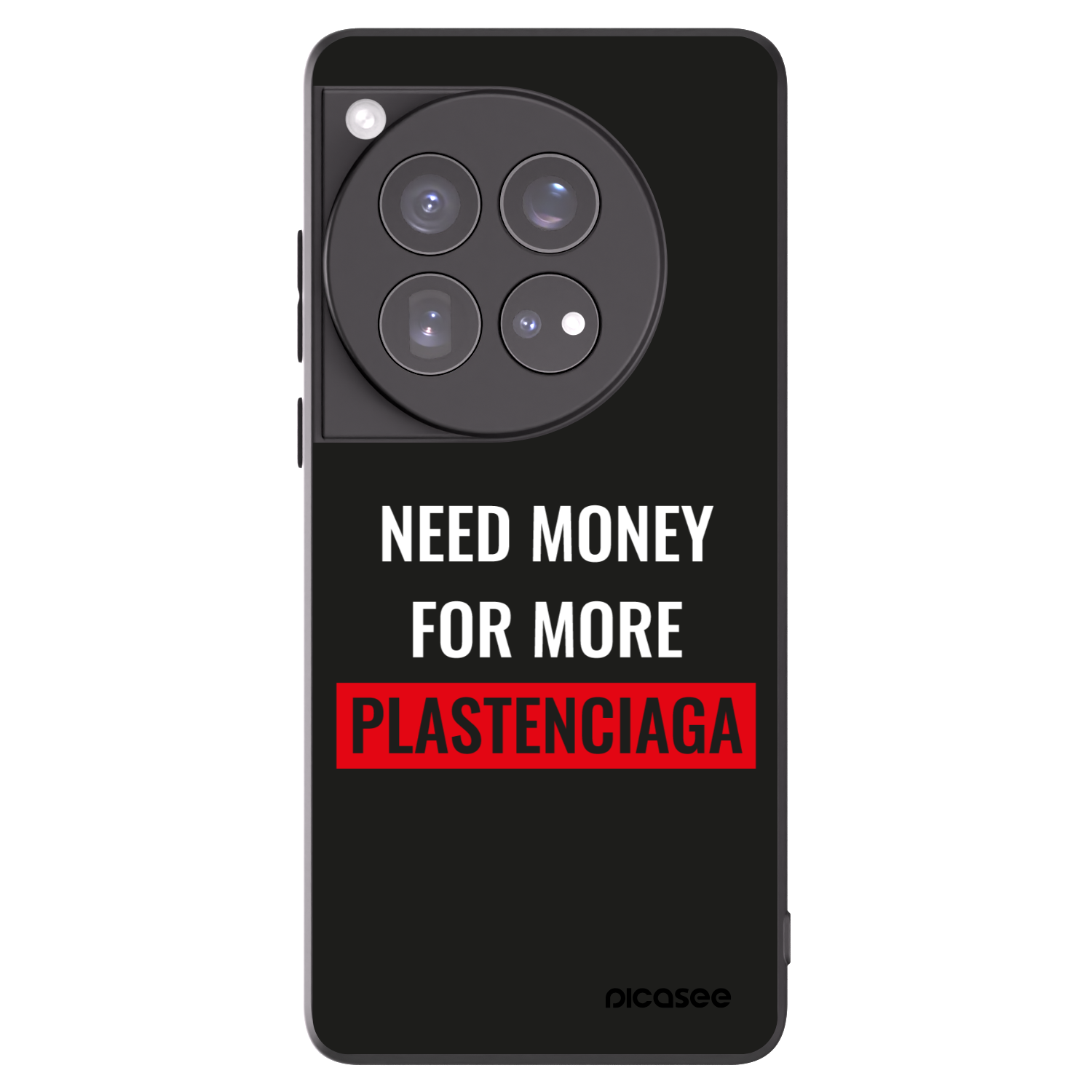 Picasee crna silikonska maskica za OnePlus 12 5G - More PLASTENCIAGA