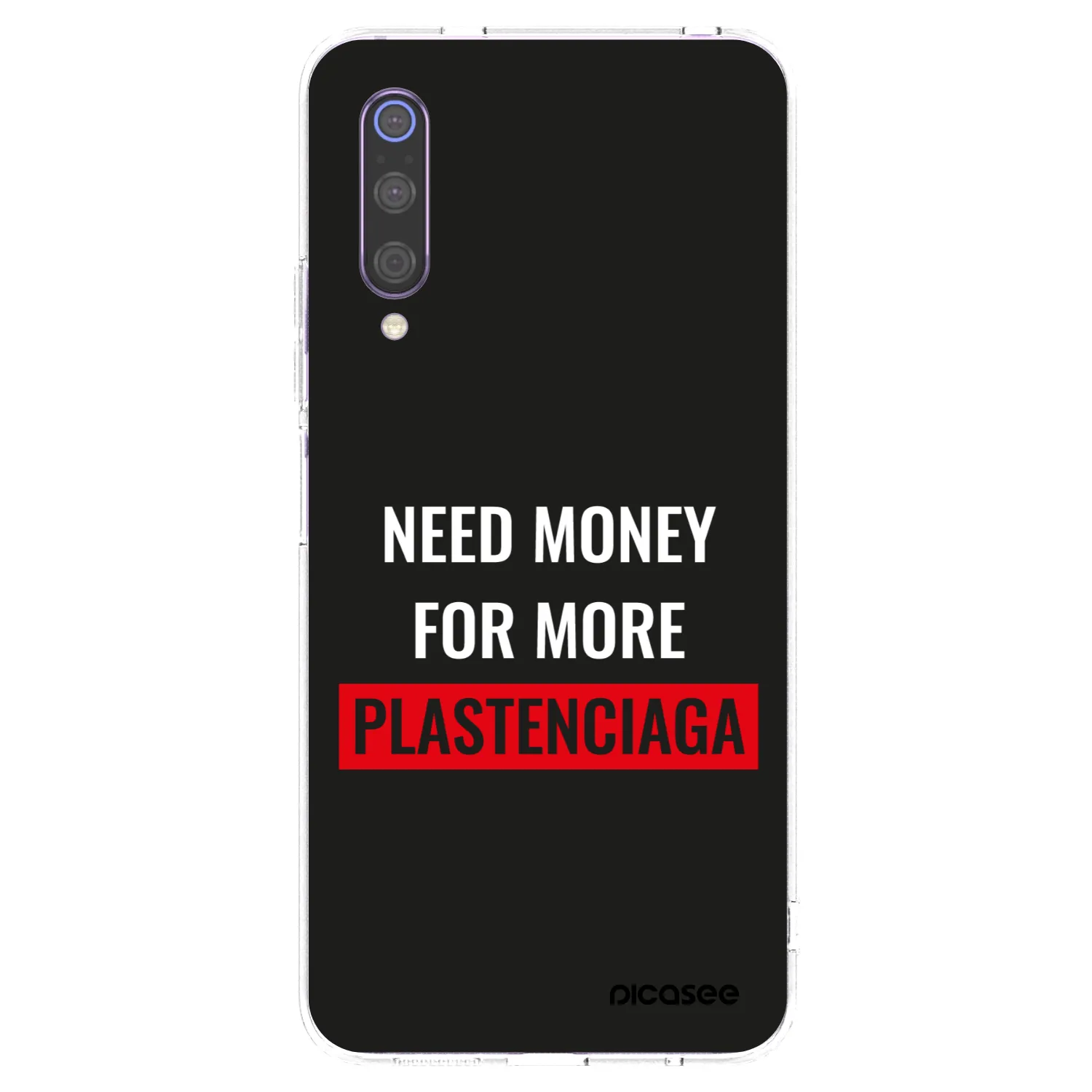 Picasee silikonska prozirna maskica za Xiaomi Mi 9 - More PLASTENCIAGA