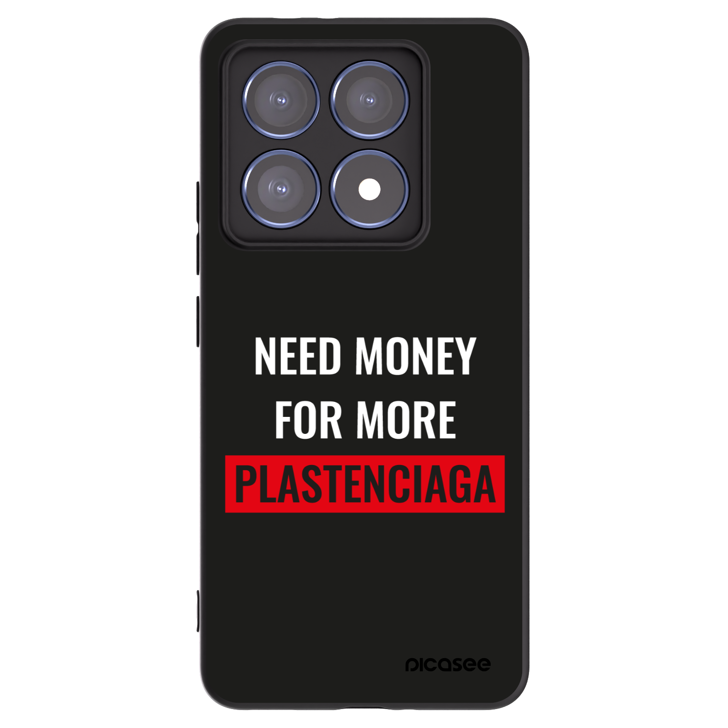 Picasee crna silikonska maskica za Xiaomi 14T Pro - More PLASTENCIAGA