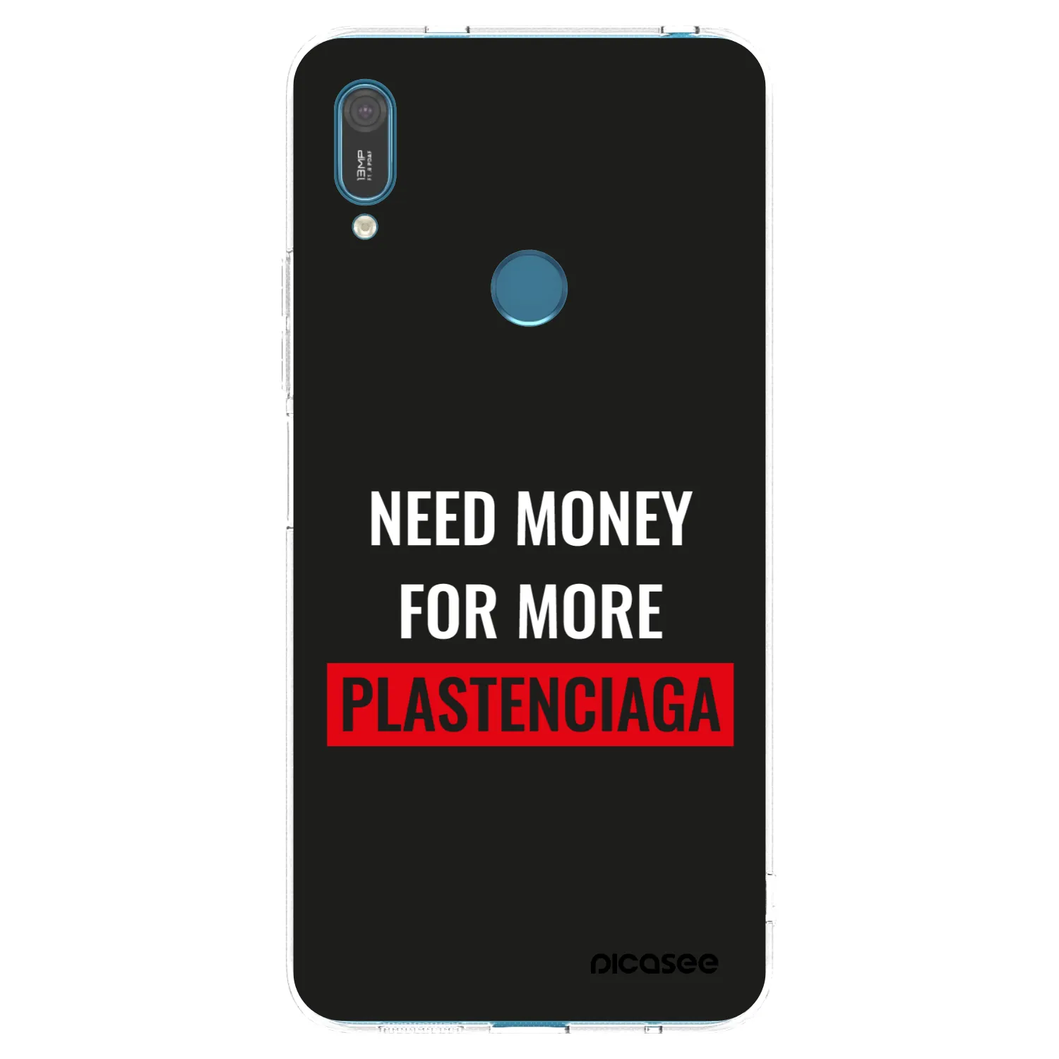 Picasee silikonska prozirna maskica za Huawei Y7 2019 - More PLASTENCIAGA