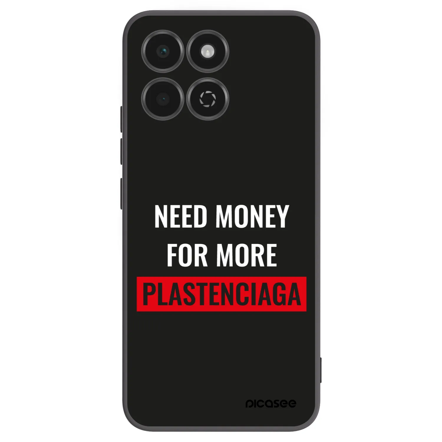 Picasee crna silikonska maskica za Honor 200 Smart 5G - More PLASTENCIAGA