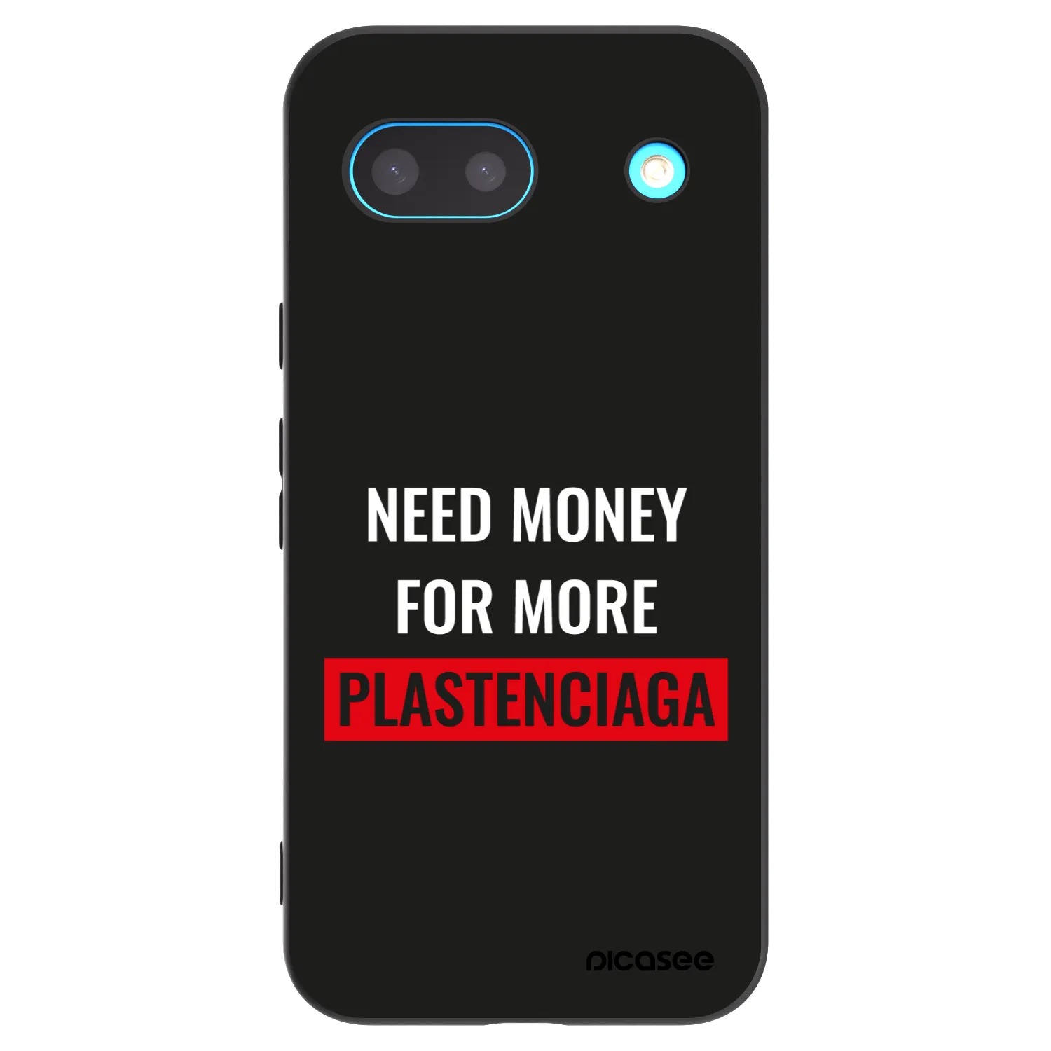 Picasee crna silikonska maskica za Google Pixel 8a - More PLASTENCIAGA