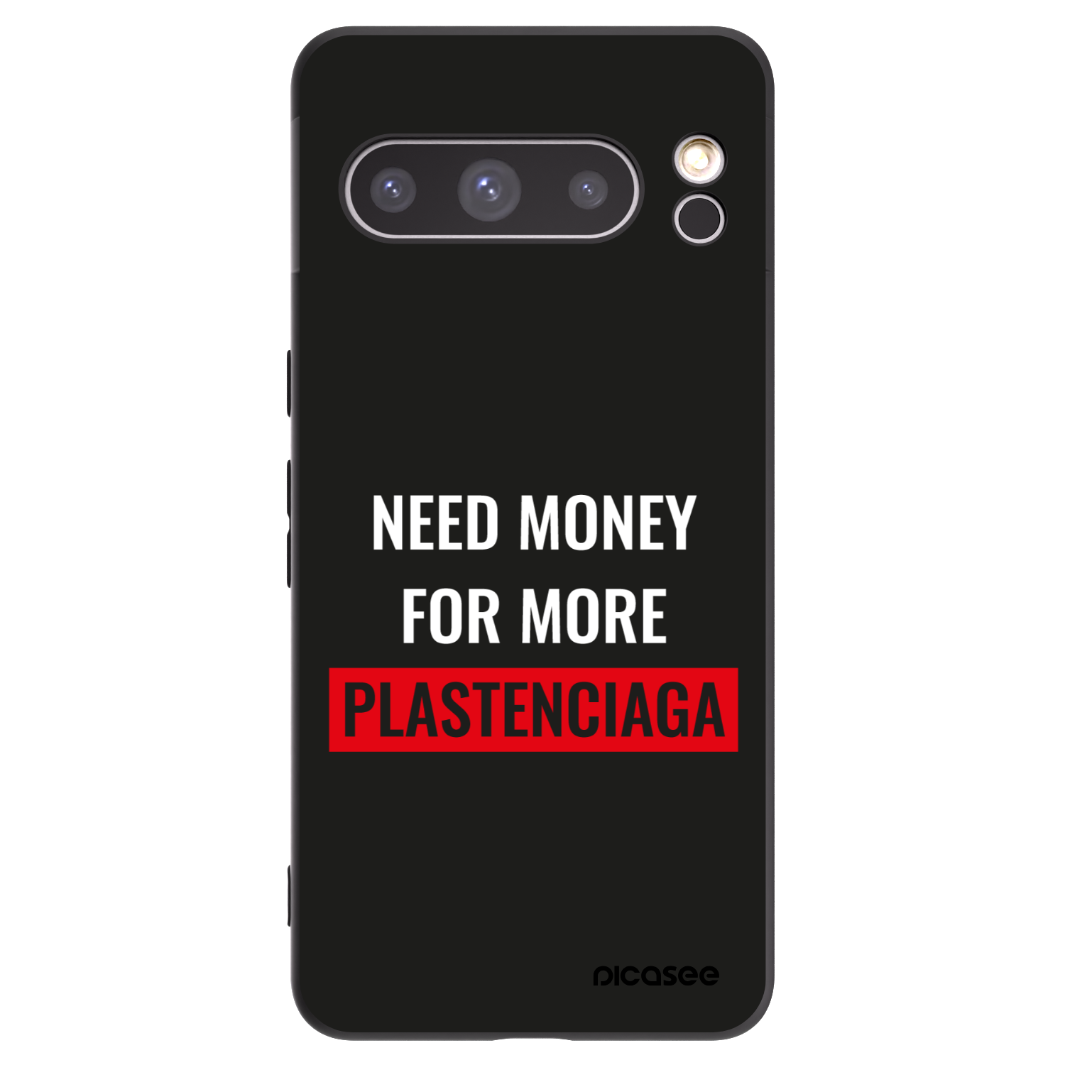 Picasee crna silikonska maskica za Google Pixel 8 Pro - More PLASTENCIAGA