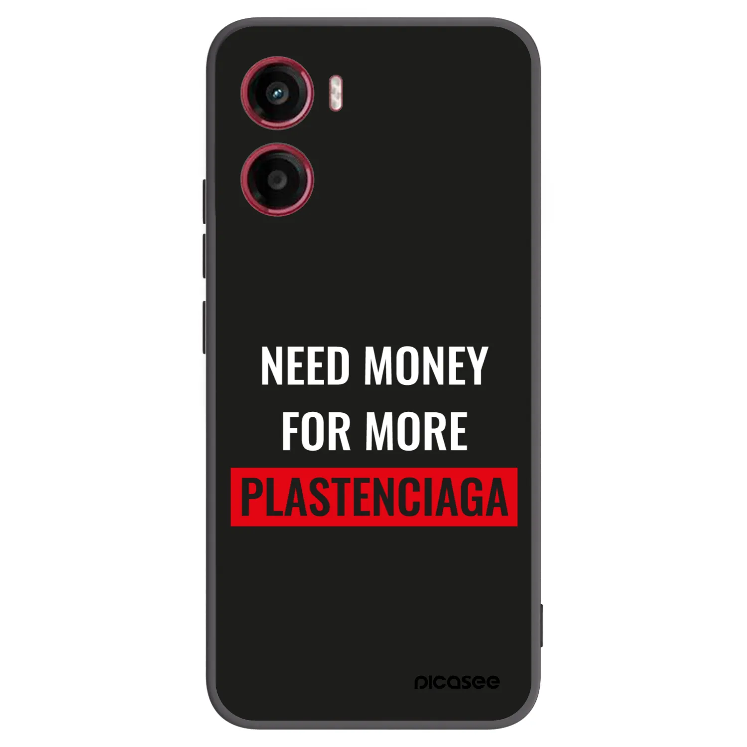 Picasee crna silikonska maskica za Motorola Moto G05 - More PLASTENCIAGA