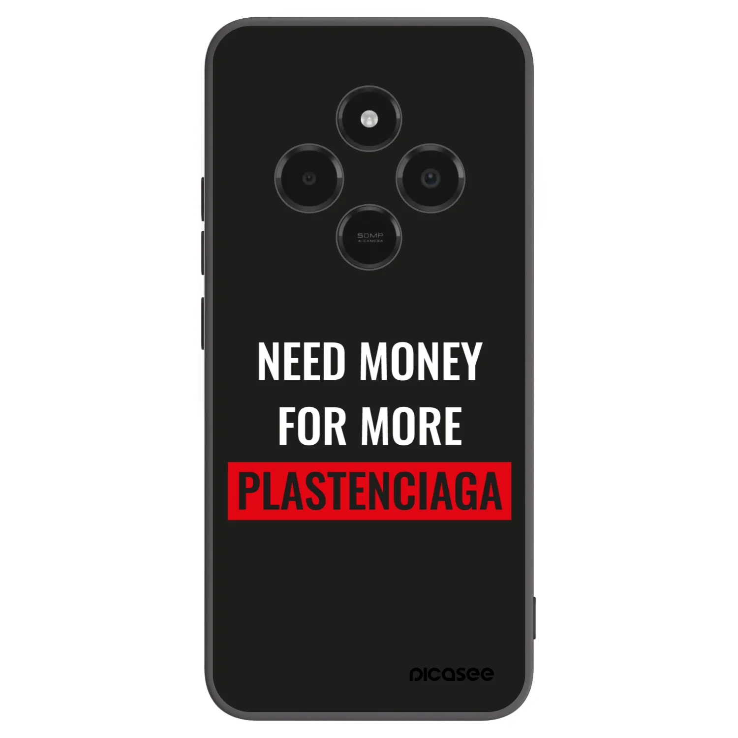 Picasee crna silikonska maskica za Xiaomi Poco C75 - More PLASTENCIAGA