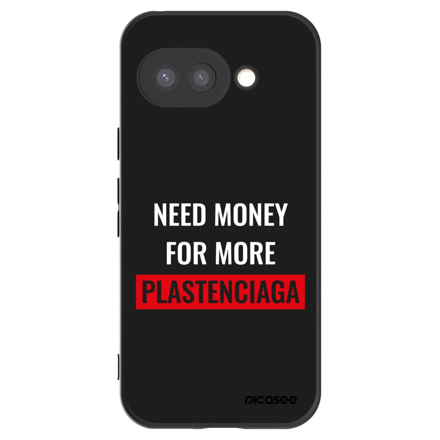 Picasee crna silikonska maskica za Google Pixel 9a - More PLASTENCIAGA