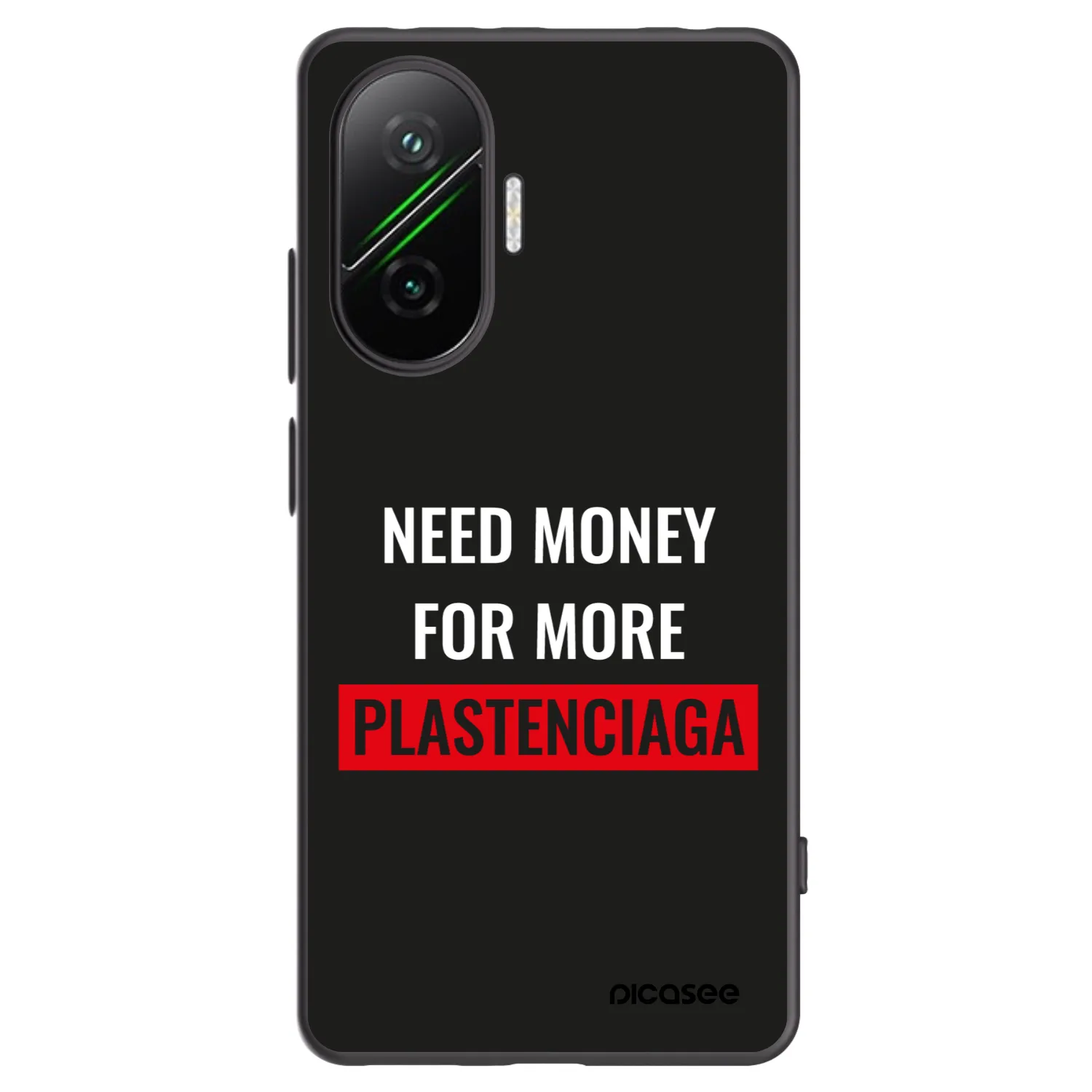 Picasee crna silikonska maskica za Xiaomi Poco F7 Pro 5G - More PLASTENCIAGA