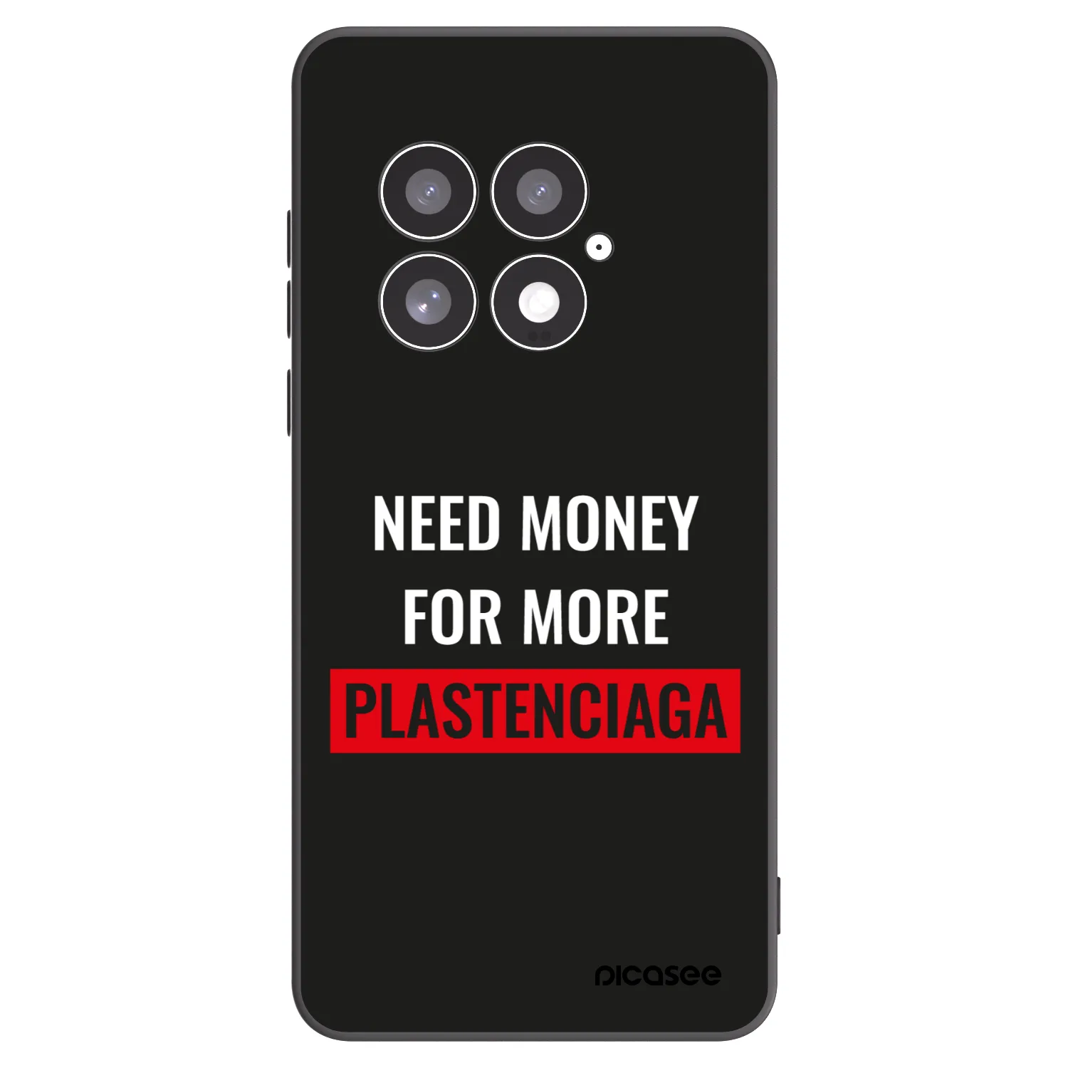 Picasee crna silikonska maskica za OnePlus 13 5G - More PLASTENCIAGA