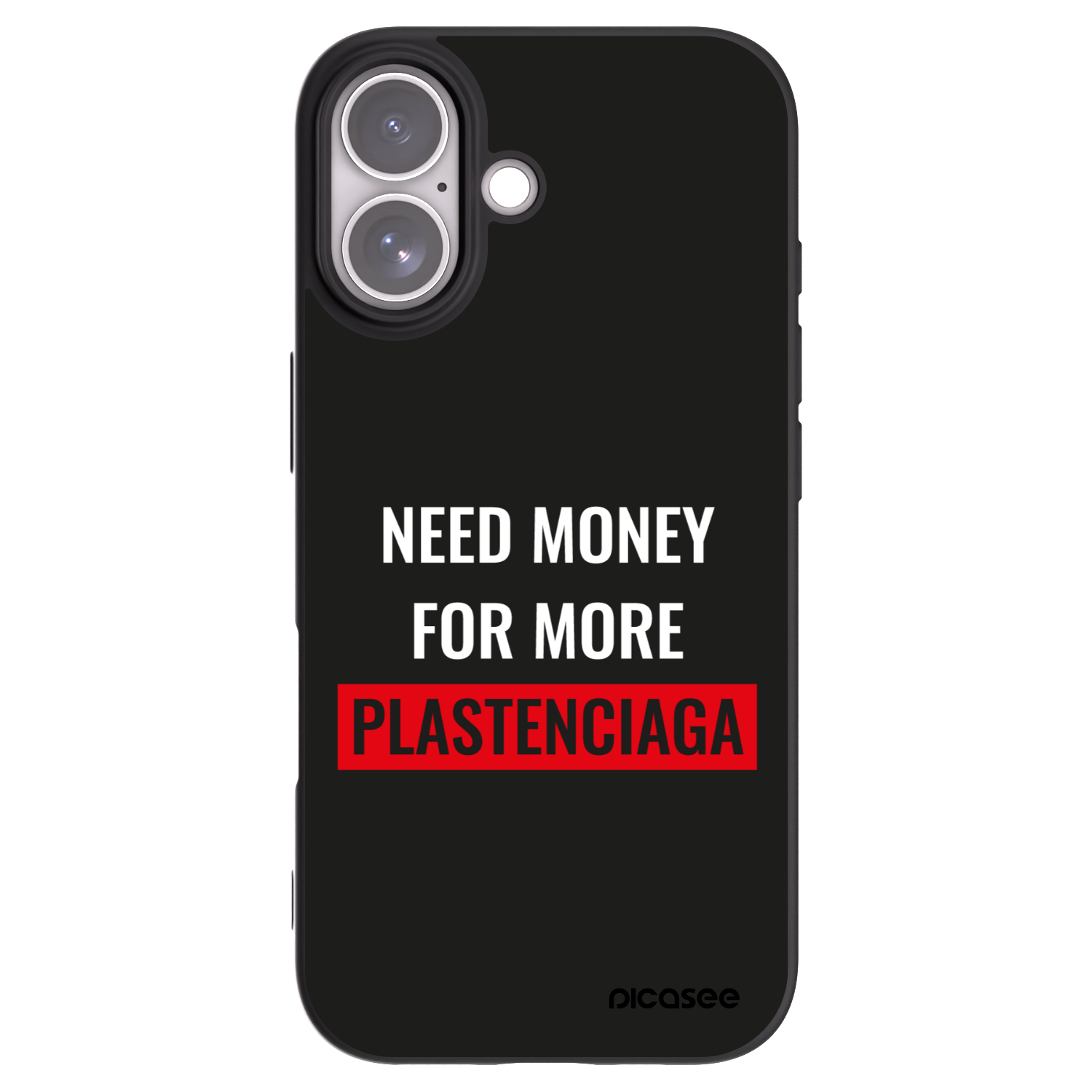 Picasee crna silikonska maskica za Apple iPhone 17 - More PLASTENCIAGA