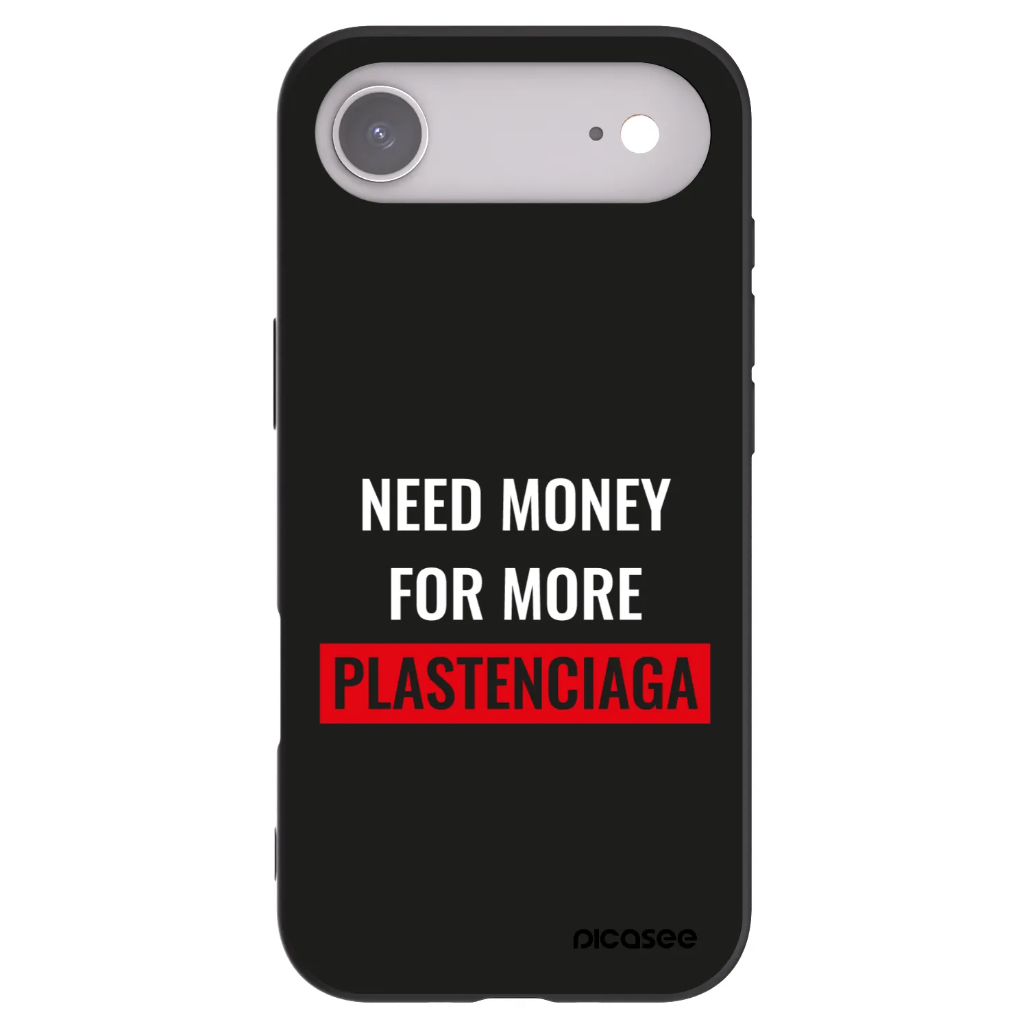 Picasee crna silikonska maskica za Apple iPhone Air - More PLASTENCIAGA