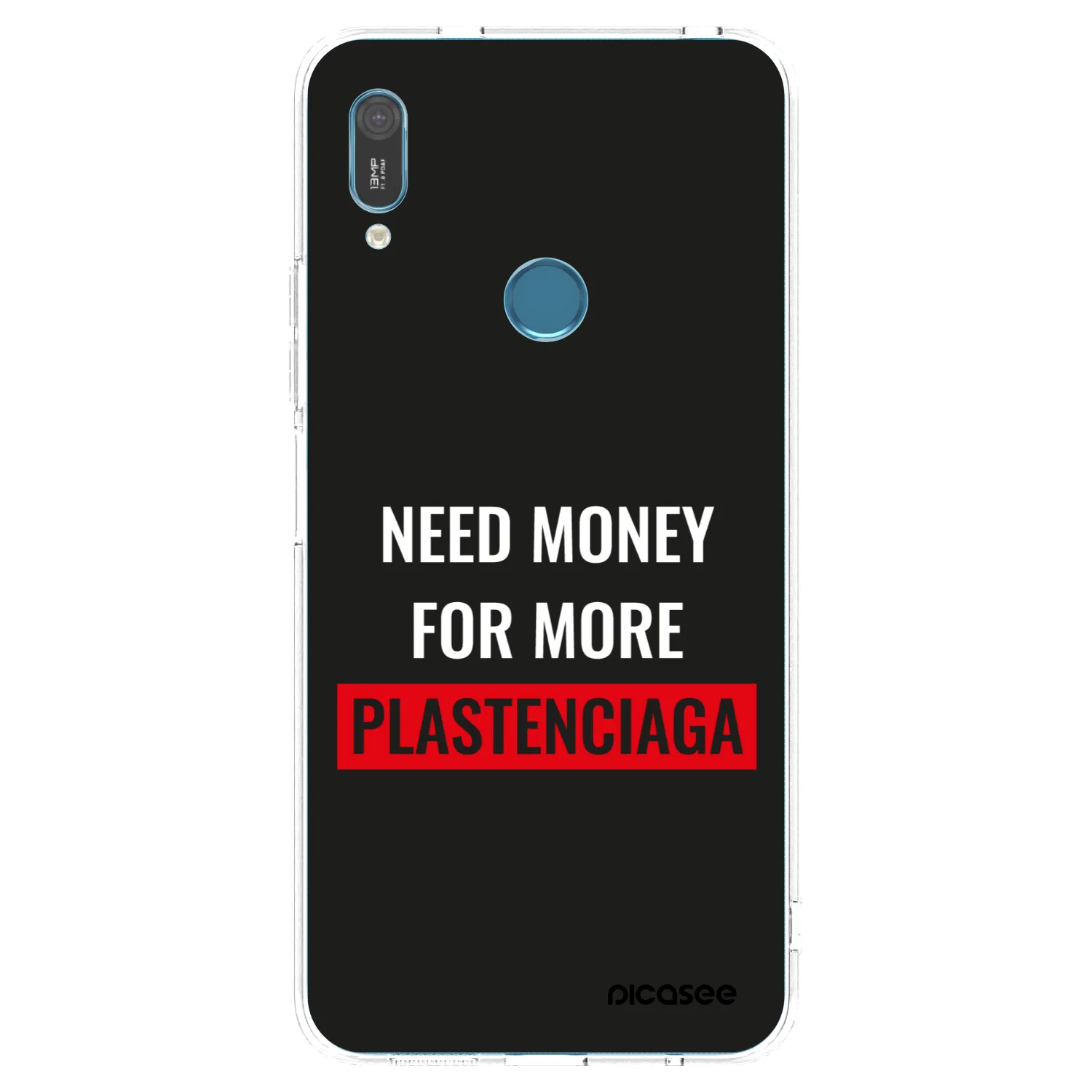 Picasee silikonska prozirna maskica za Huawei Y6 2019 - More PLASTENCIAGA