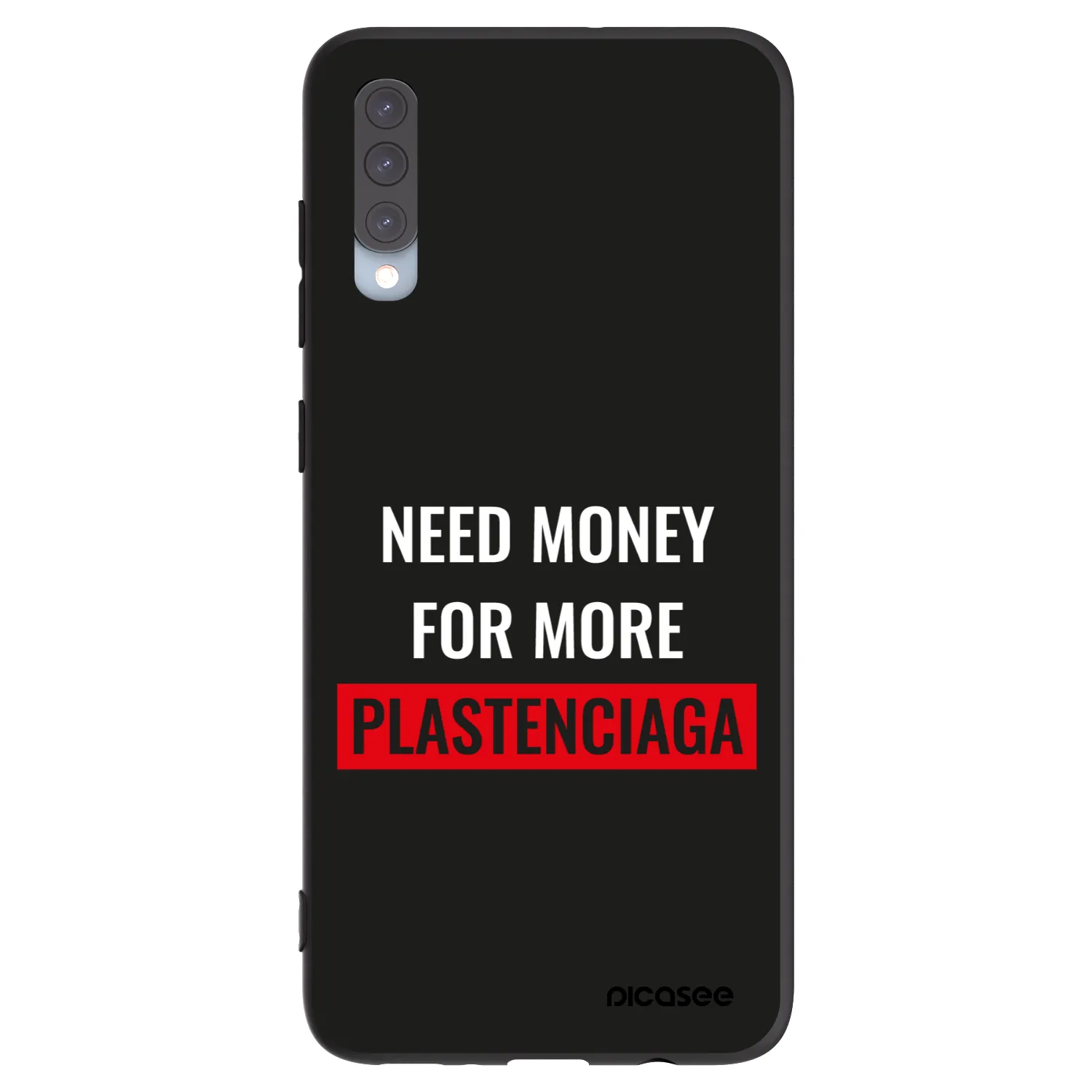 Picasee crna silikonska maskica za Samsung Galaxy A70 A705F - More PLASTENCIAGA