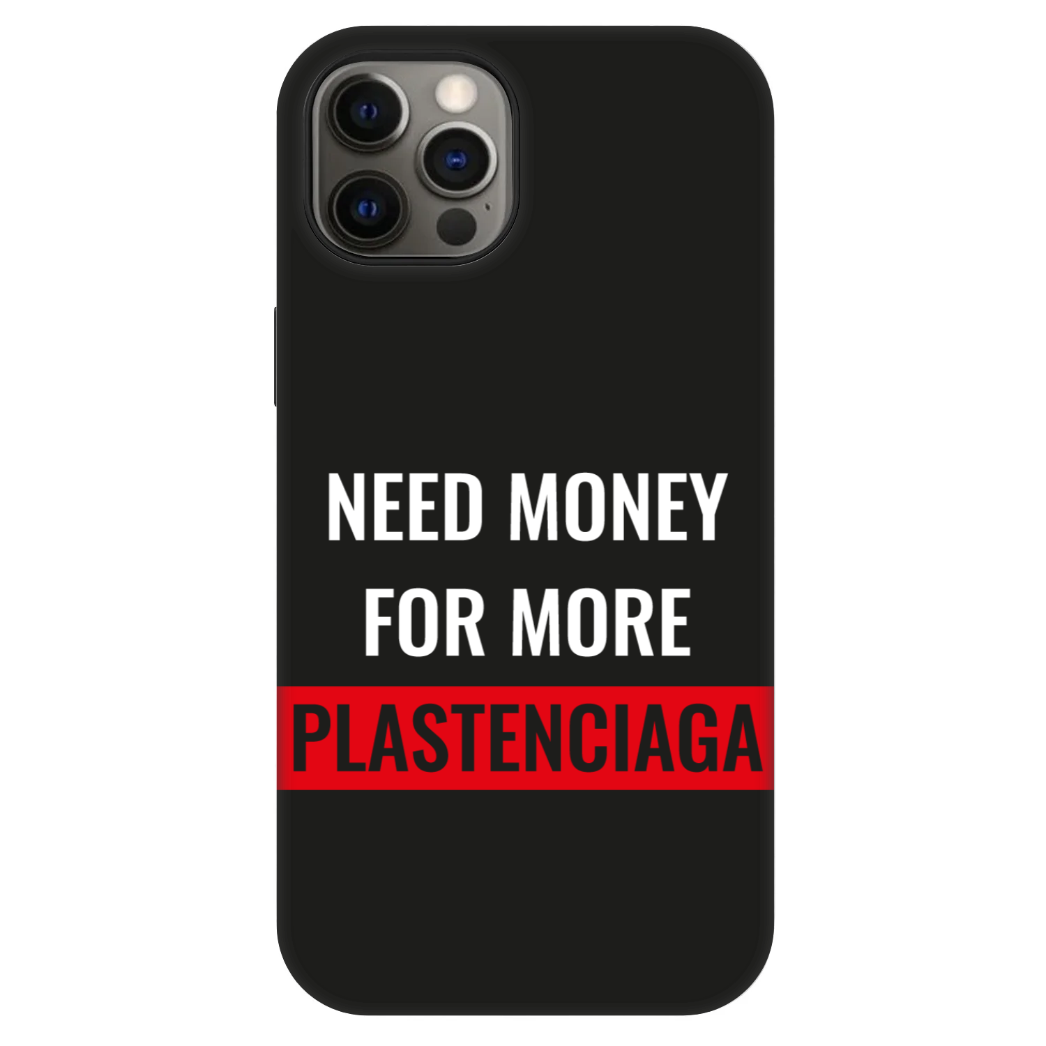 Picasee Fashion Case MagSafe za Apple iPhone 12 - More PLASTENCIAGA