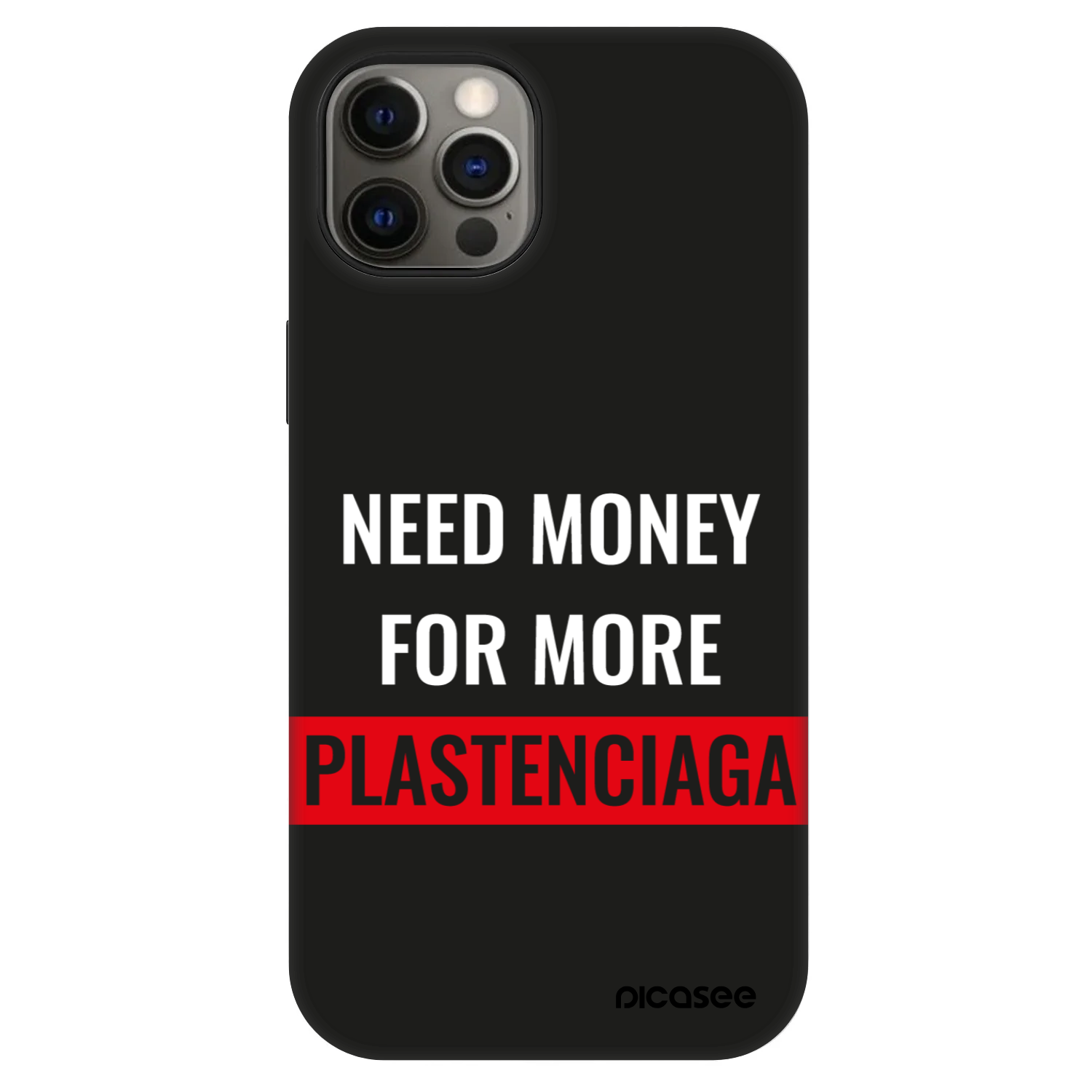 Picasee Fashion Case MagSafe za Apple iPhone 12 Pro - More PLASTENCIAGA