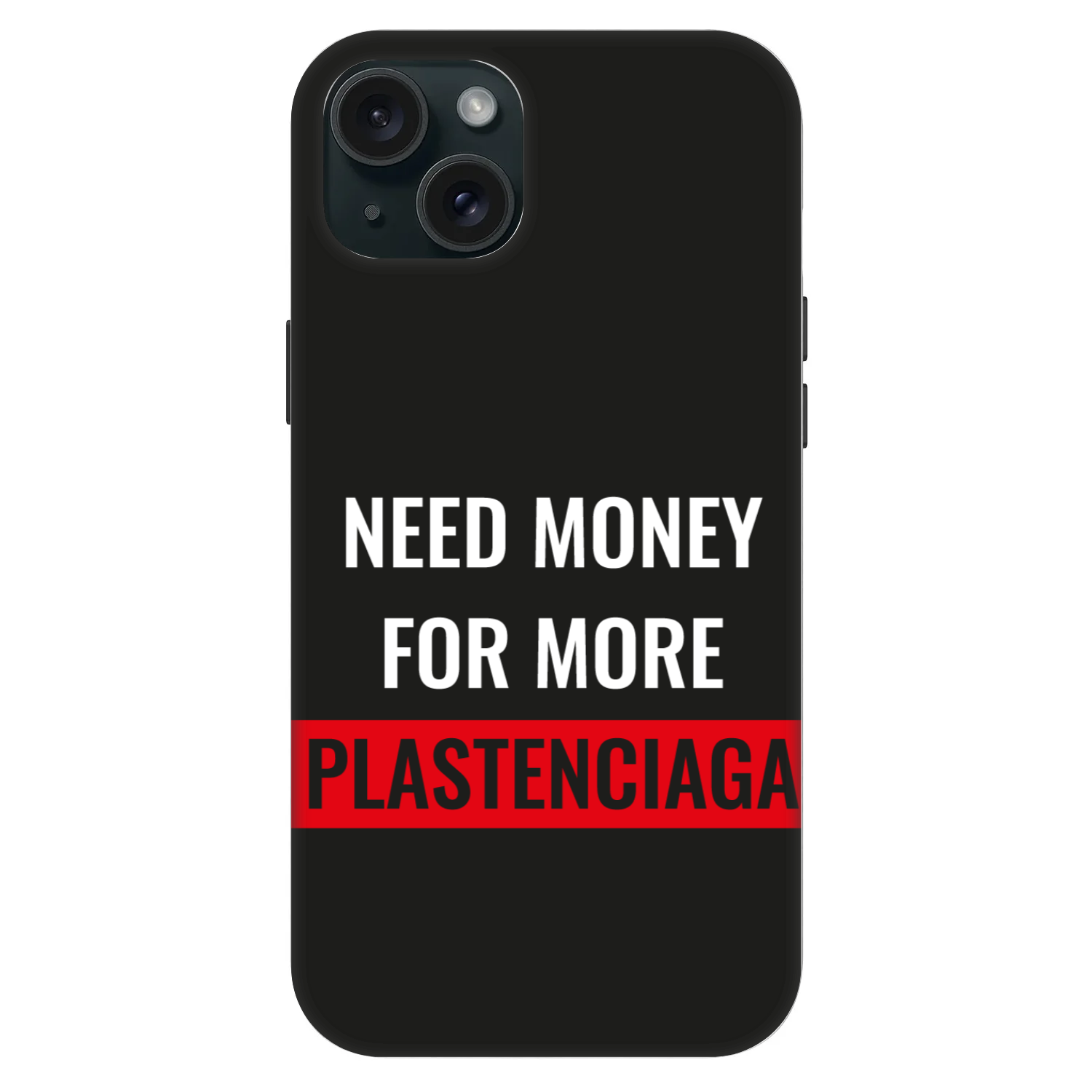 Picasee Fashion Case MagSafe za Apple iPhone 15 Plus - More PLASTENCIAGA