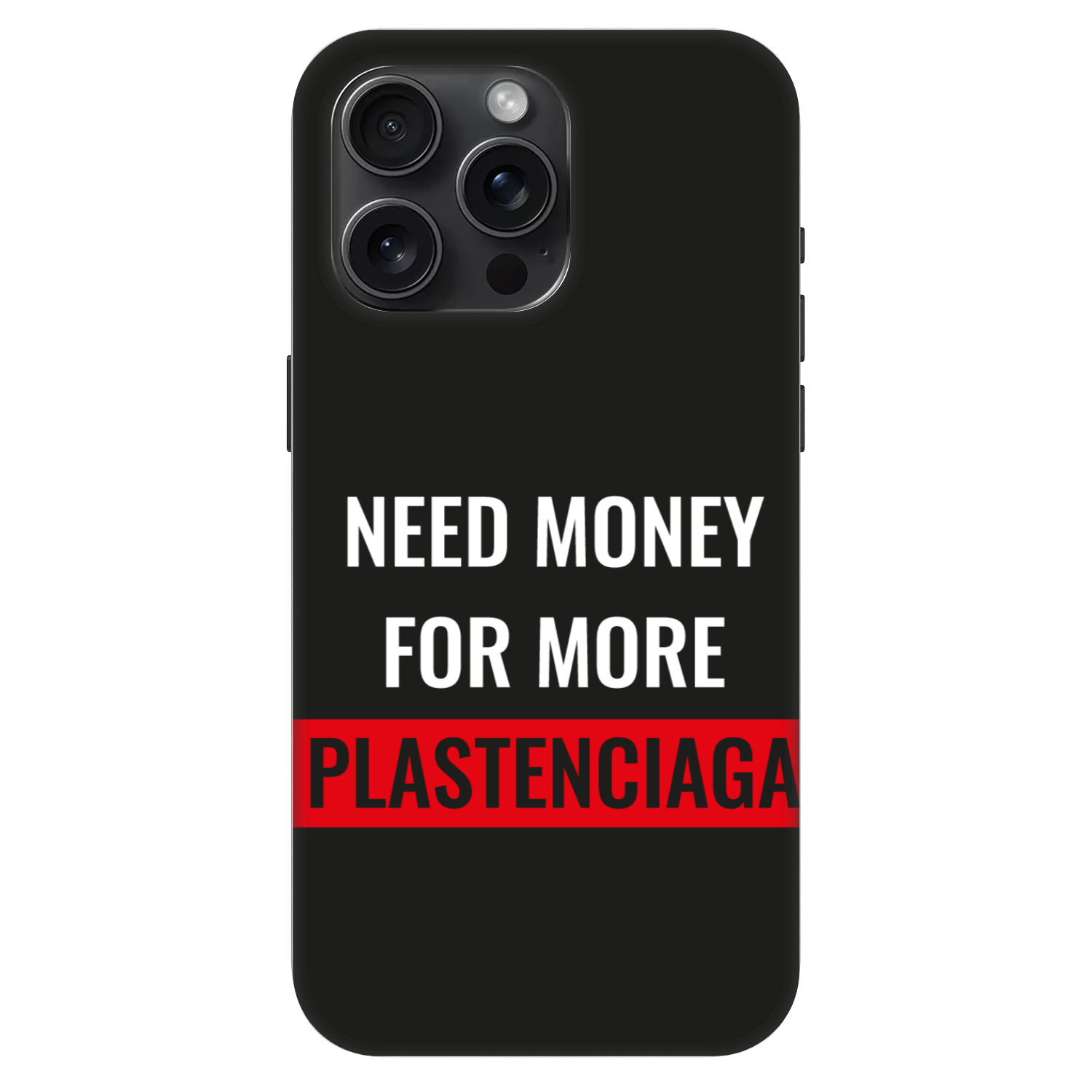 Picasee Fashion Case MagSafe za Apple iPhone 15 Pro Max - More PLASTENCIAGA