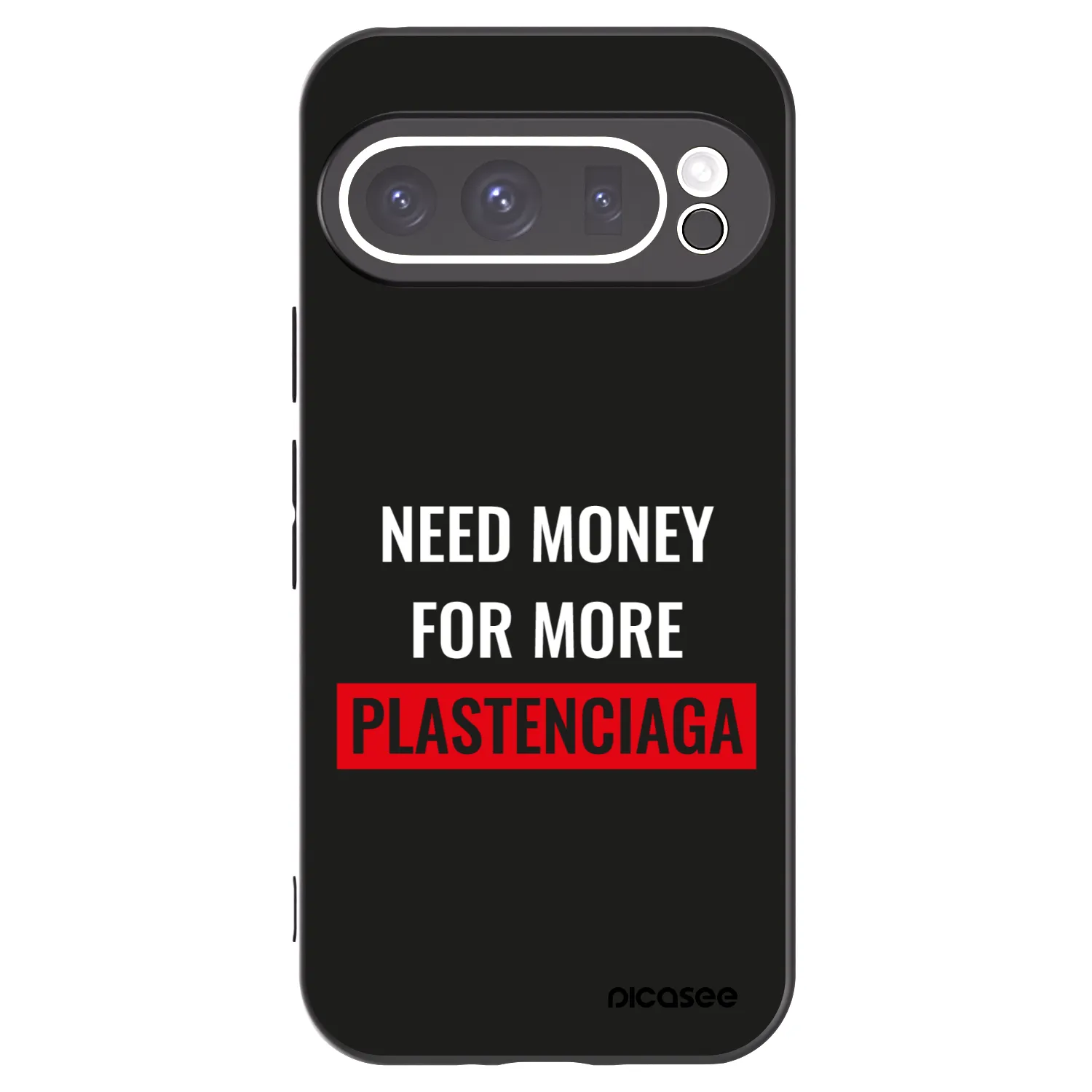 Picasee crna silikonska maskica za Google Pixel 9 Pro XL - More PLASTENCIAGA