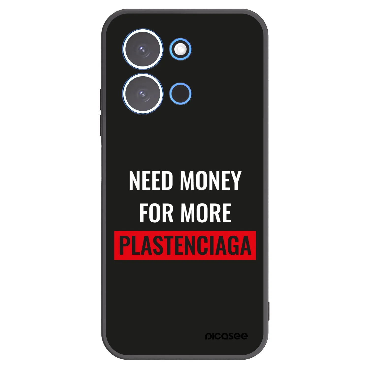 Picasee crna silikonska maskica za Xiaomi Redmi 15C 4G - More PLASTENCIAGA