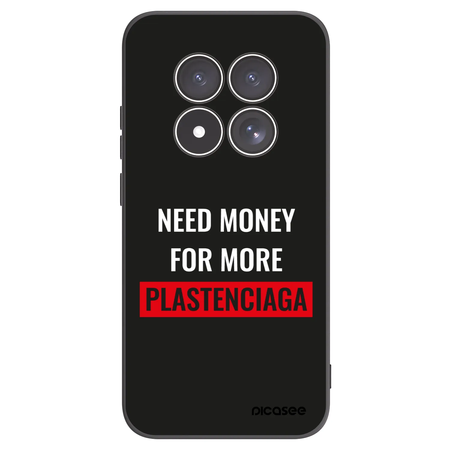 Picasee crna silikonska maskica za Xiaomi Redmi Note 15 Pro 4G - More PLASTENCIAGA