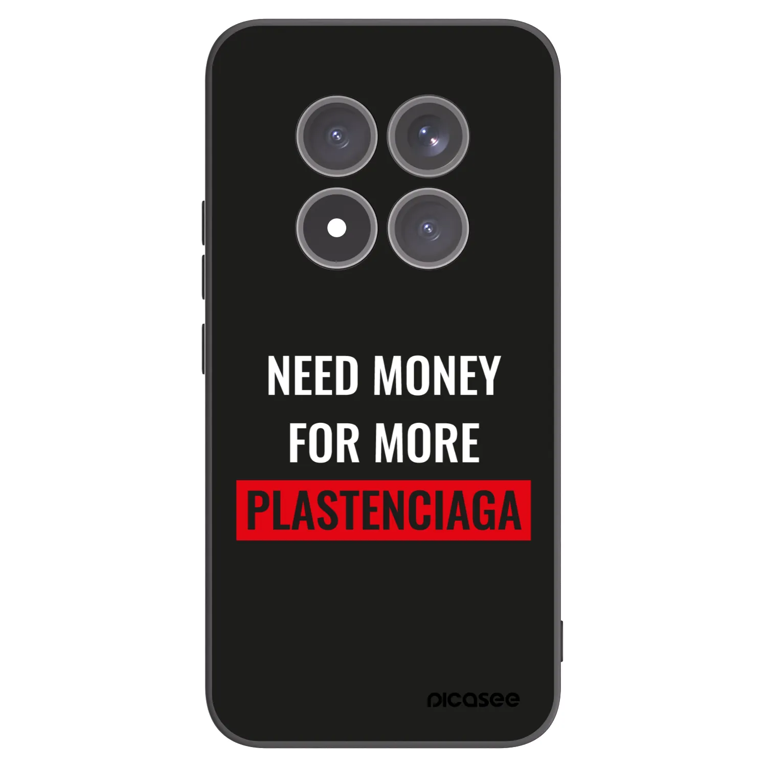 Picasee crna silikonska maskica za Xiaomi Redmi Note 15 Pro+ - More PLASTENCIAGA