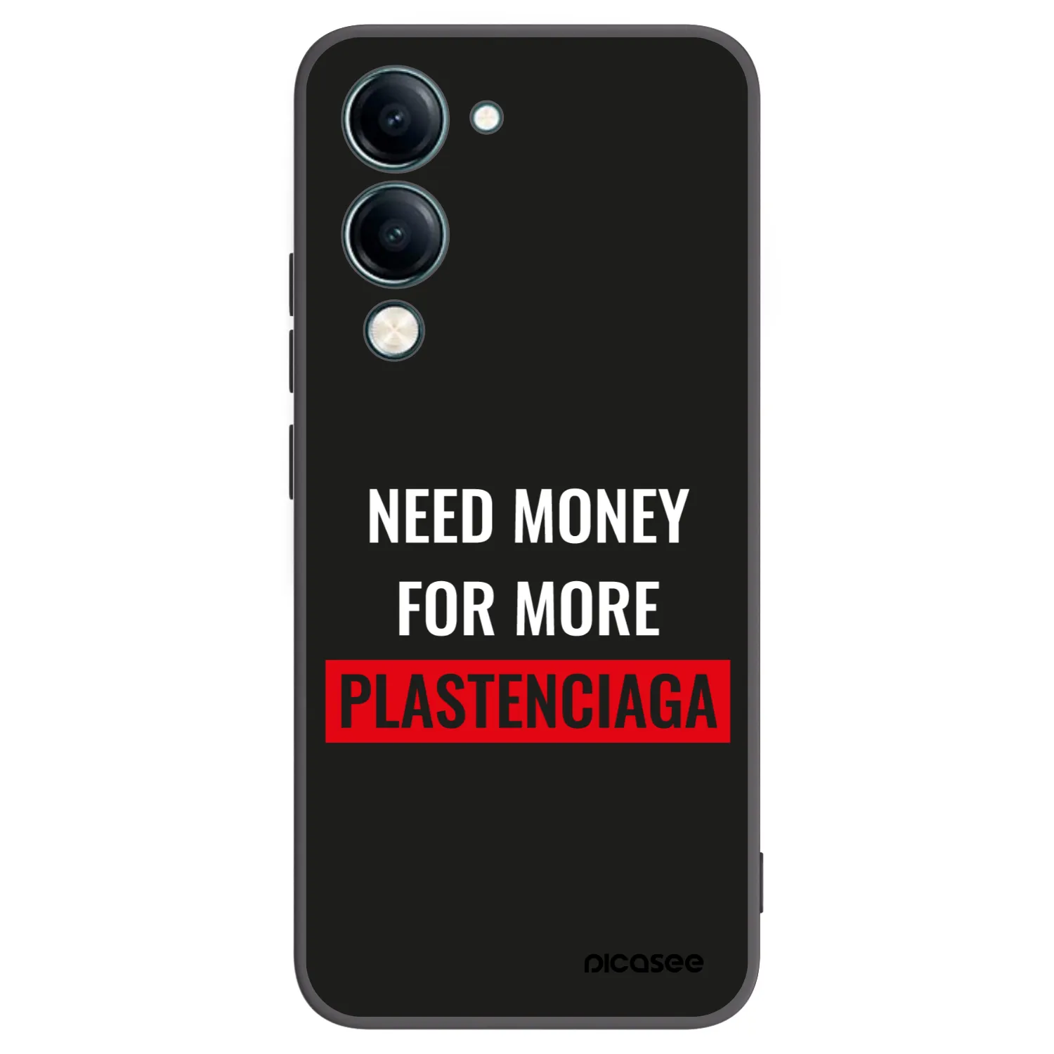 Picasee crna silikonska maskica za Vivo Y29s 5G - More PLASTENCIAGA