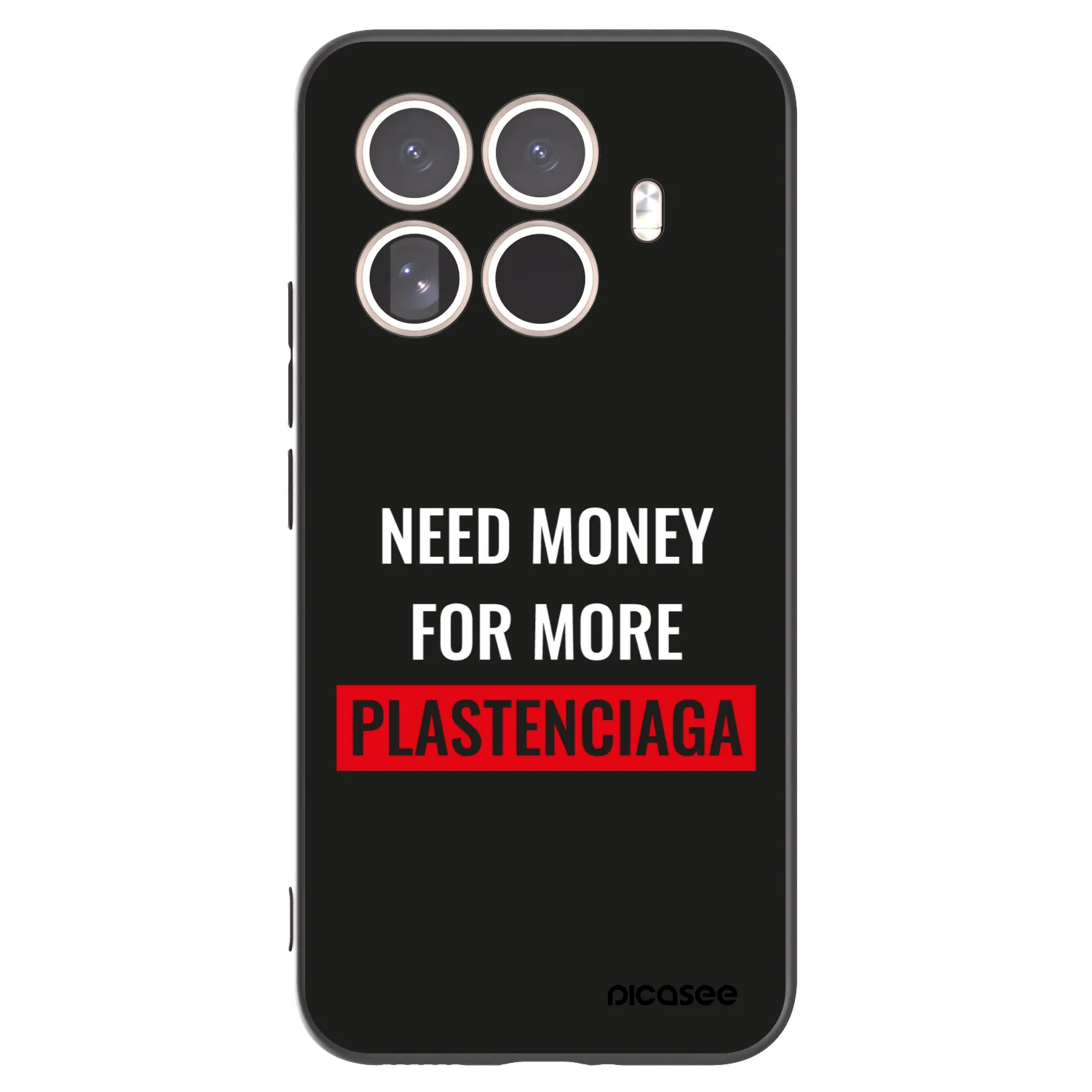 Picasee crna silikonska maskica za Xiaomi 15T Pro - More PLASTENCIAGA