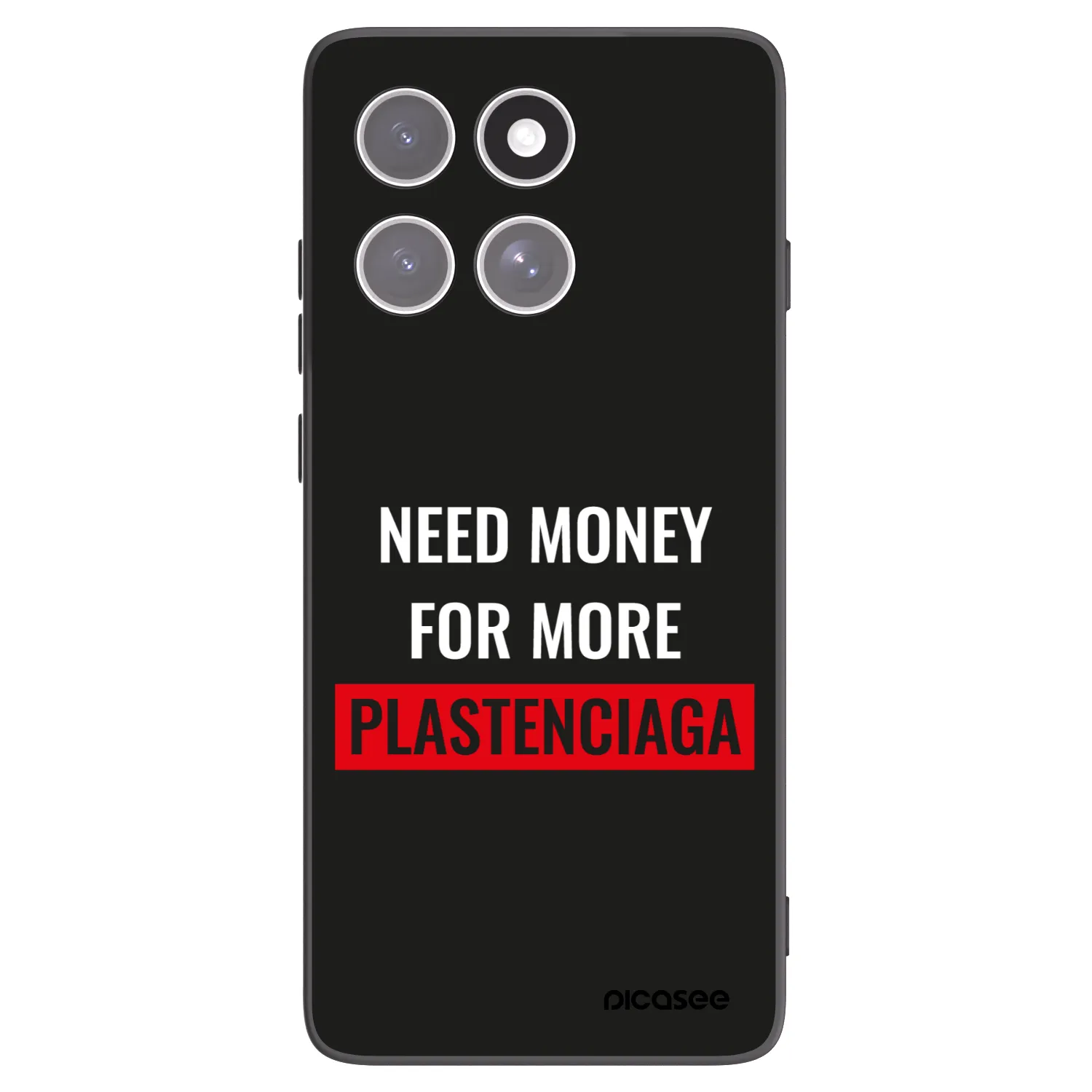 Picasee crna silikonska maskica za Motorola Edge 60 Fusion - More PLASTENCIAGA