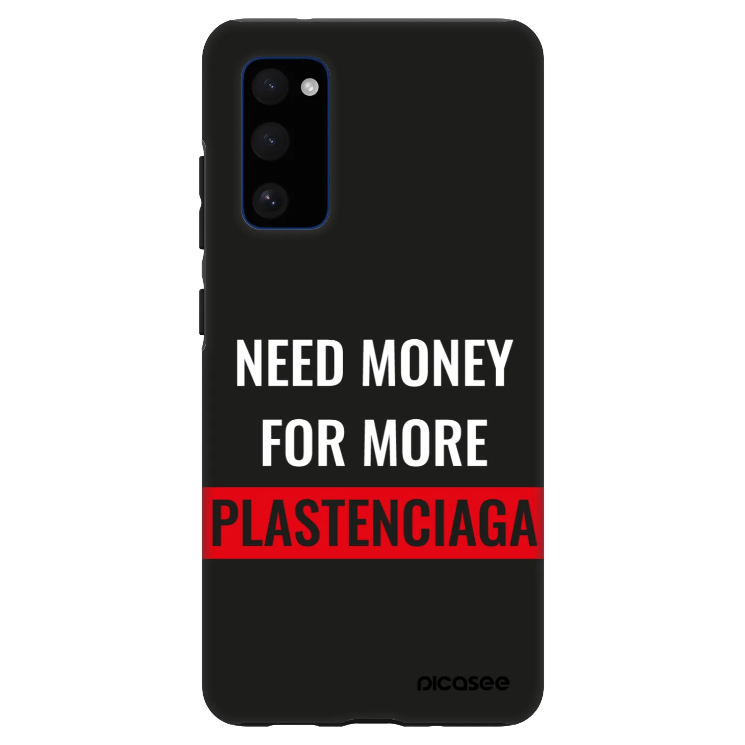 Picasee Fashion Case za Samsung Galaxy S20 FE - More PLASTENCIAGA