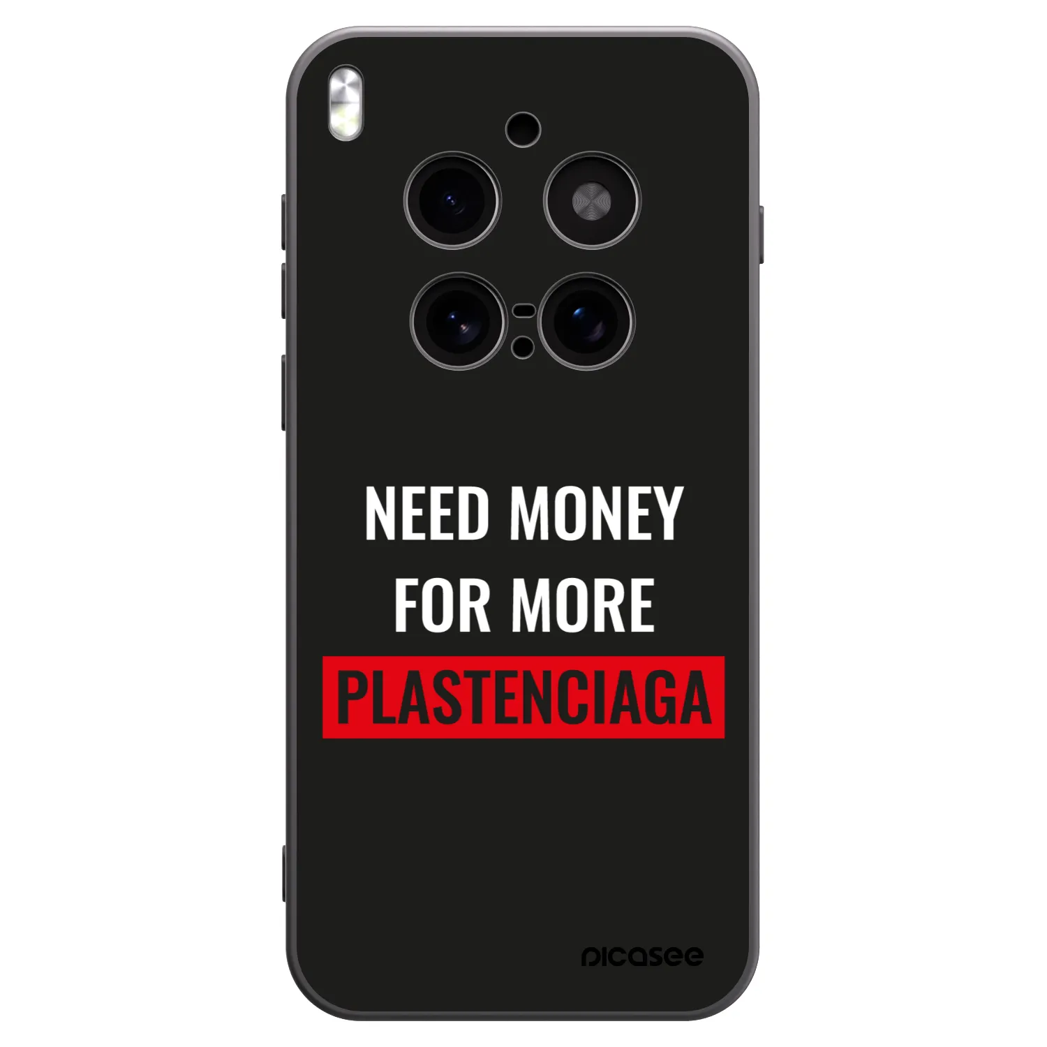 Picasee crna silikonska maskica za Vivo X300 Pro - More PLASTENCIAGA