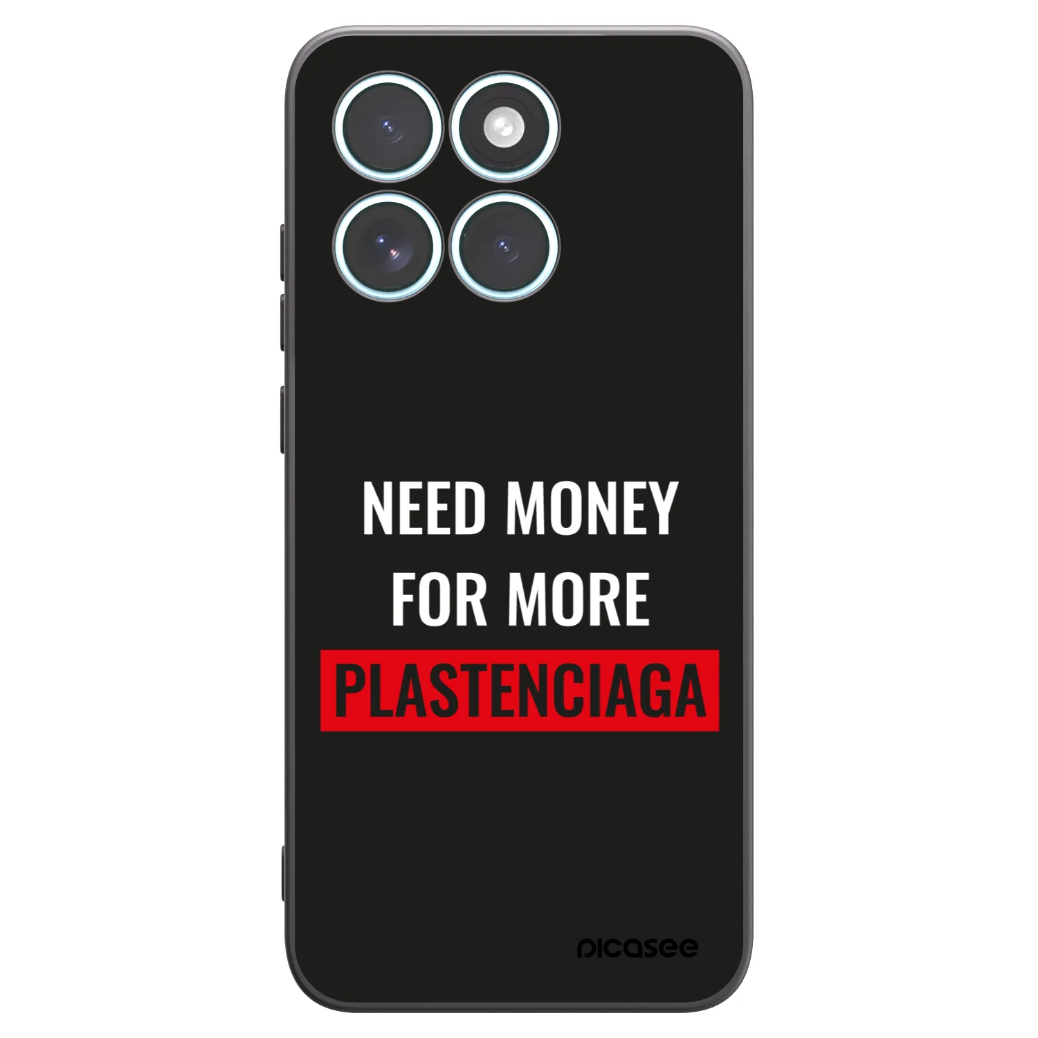 Picasee crna silikonska maskica za Motorola Edge 70 Fusion - More PLASTENCIAGA