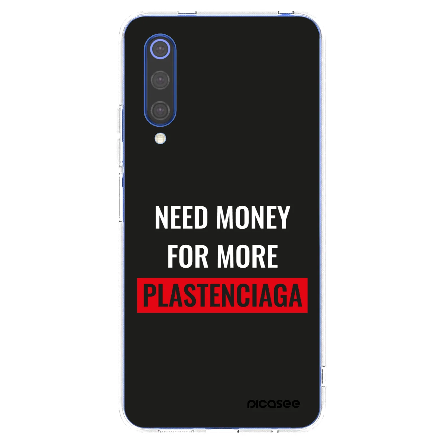Picasee silikonska prozirna maskica za Xiaomi Mi 9 SE - More PLASTENCIAGA
