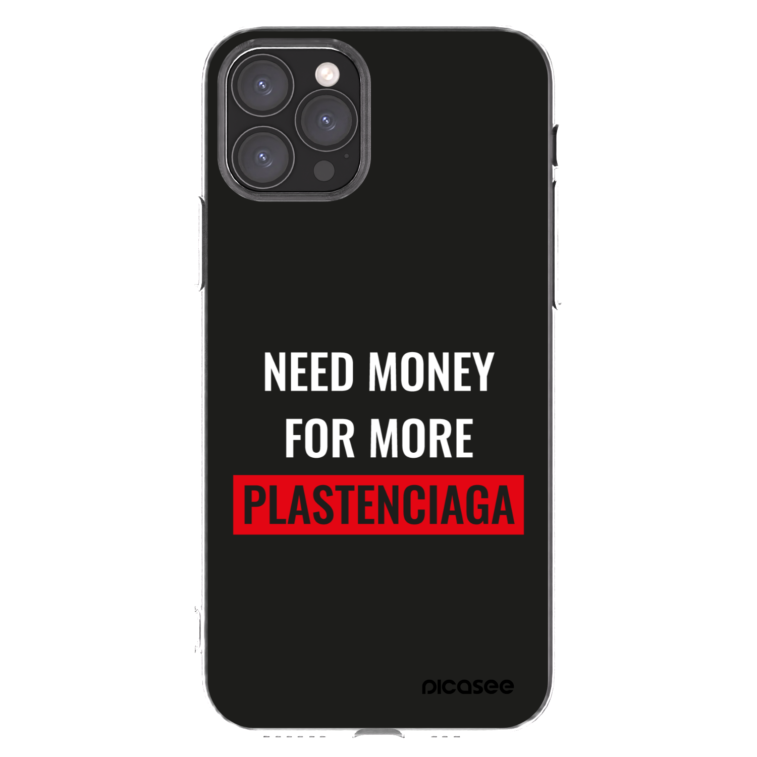 Picasee silikonska prozirna maskica za Apple iPhone 11 Pro - More PLASTENCIAGA