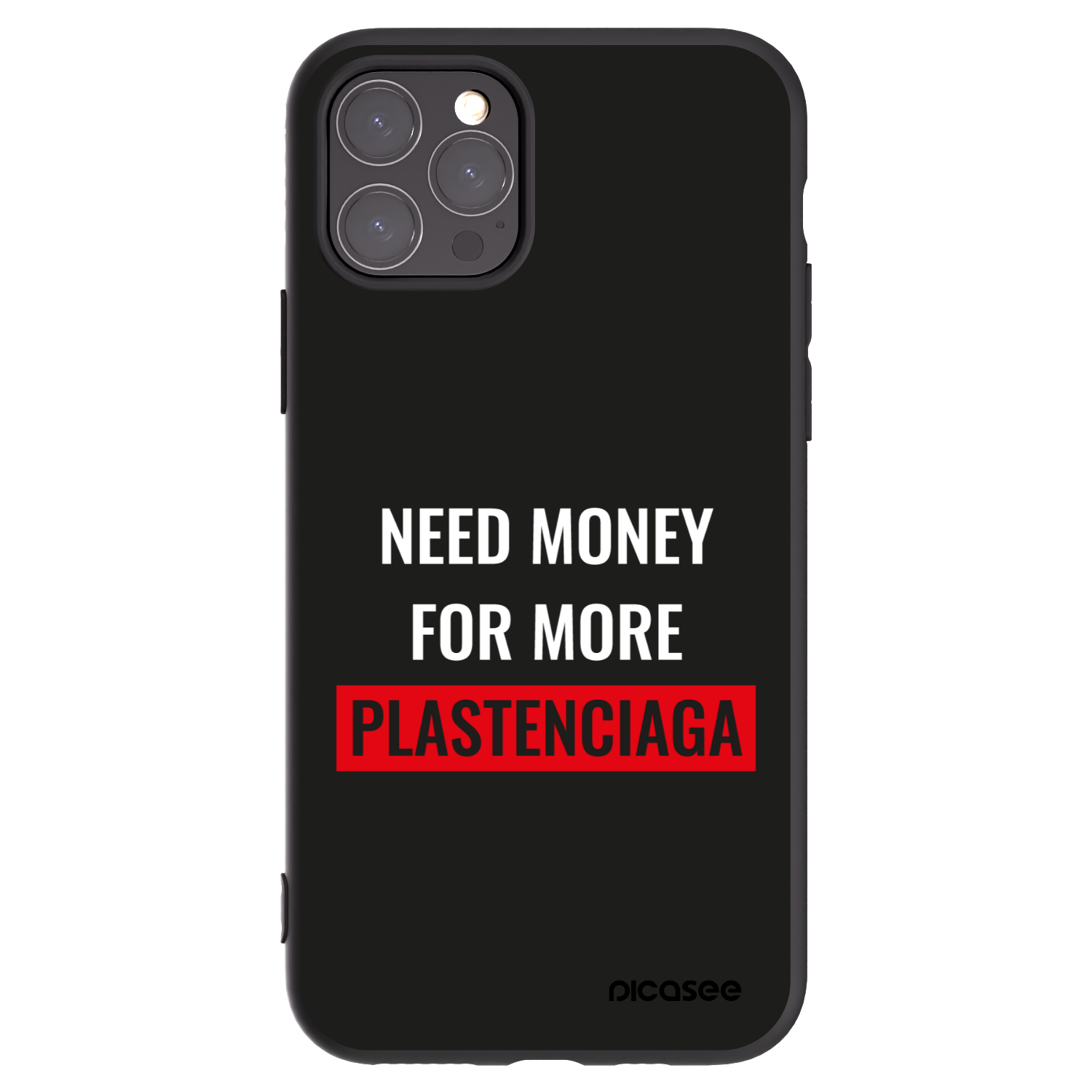 Picasee crna silikonska maskica za Apple iPhone 11 Pro - More PLASTENCIAGA