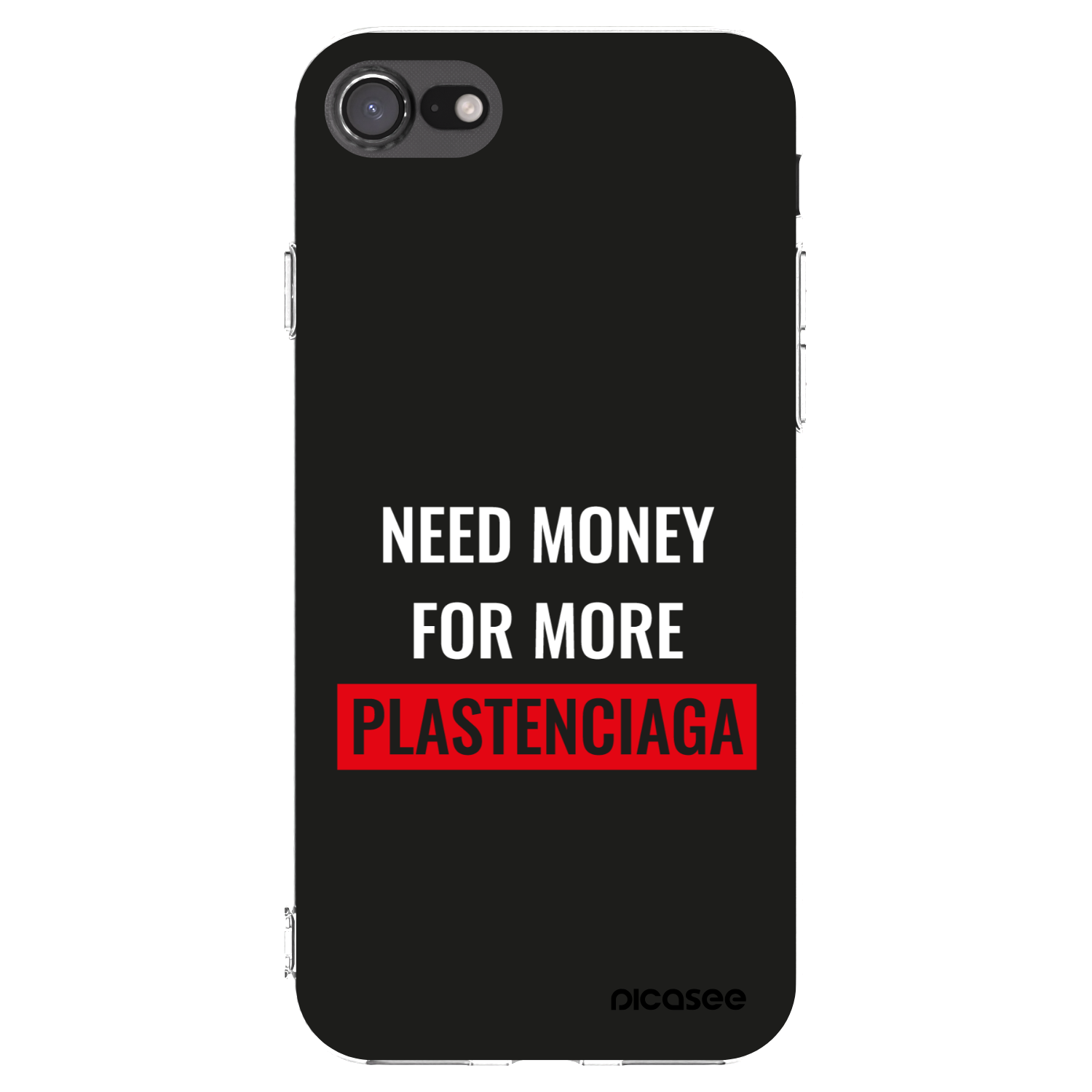 Picasee silikonska prozirna maskica za Apple iPhone 8 - More PLASTENCIAGA