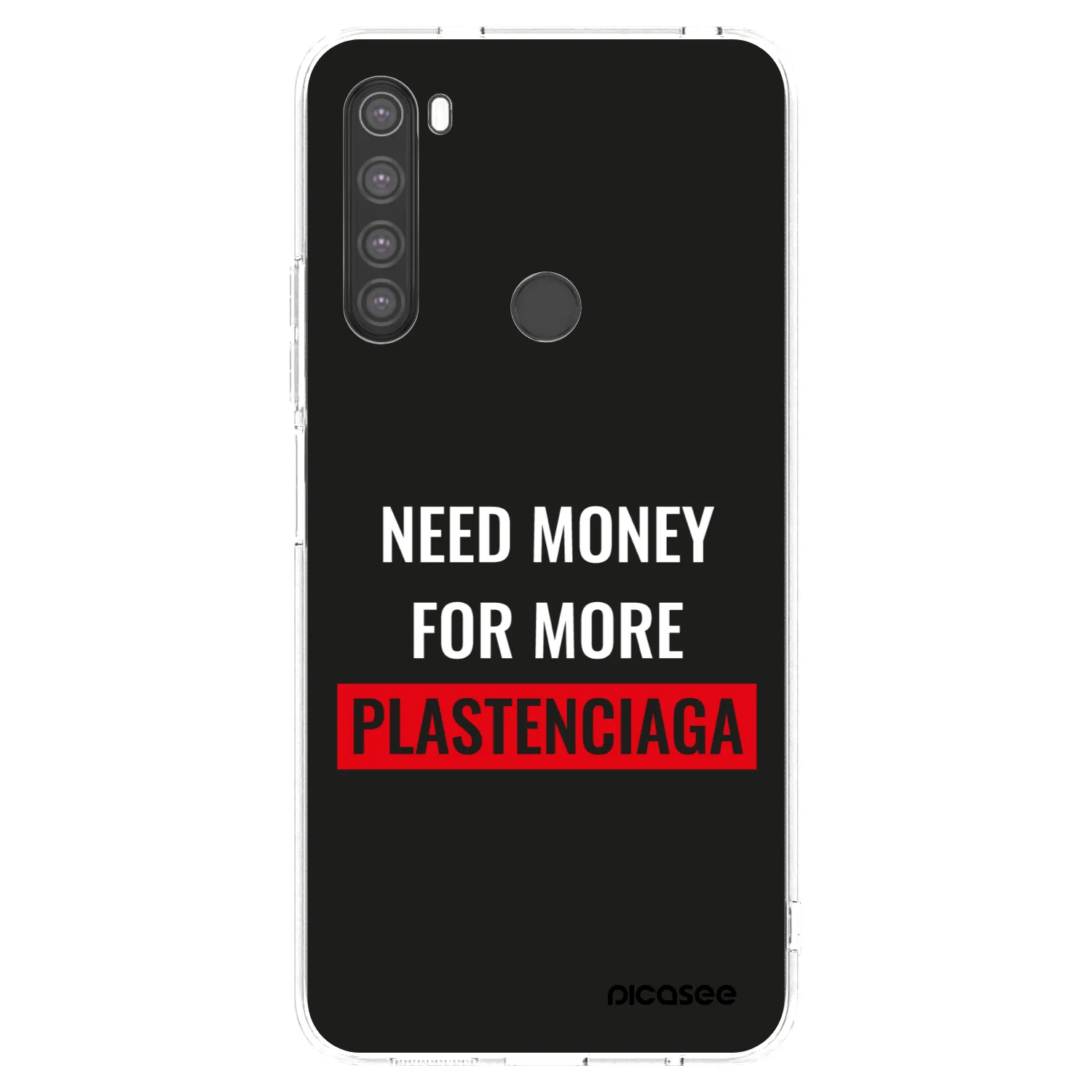 Picasee silikonska prozirna maskica za Xiaomi Redmi Note 8 - More PLASTENCIAGA